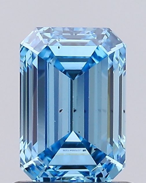 Emerald 1.00ct Fancy Vivid Blue SI1