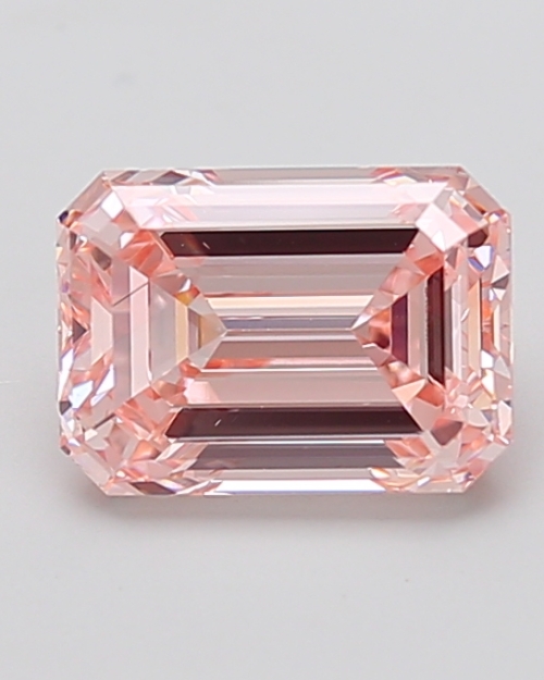 Emerald 3.01ct Fancy Vivid Pink VS1