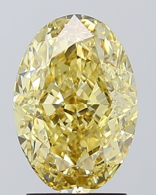 Oval 3.08ct Fancy Yellow VVS2