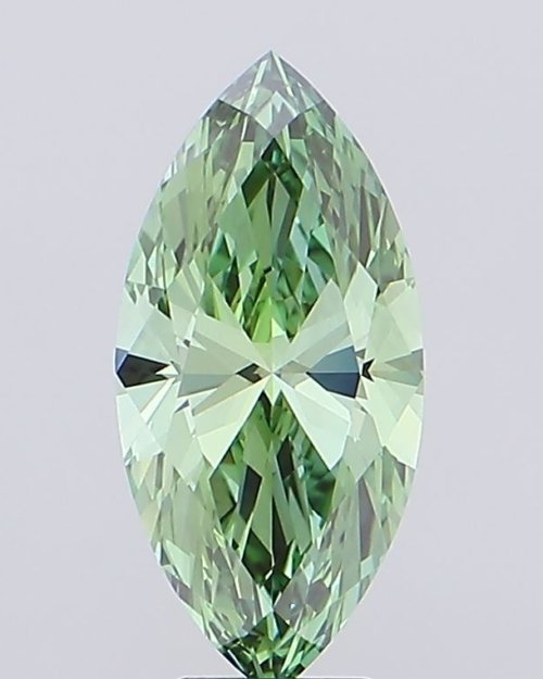 Marquise 3.52ct Fancy Vivid Green VVS1