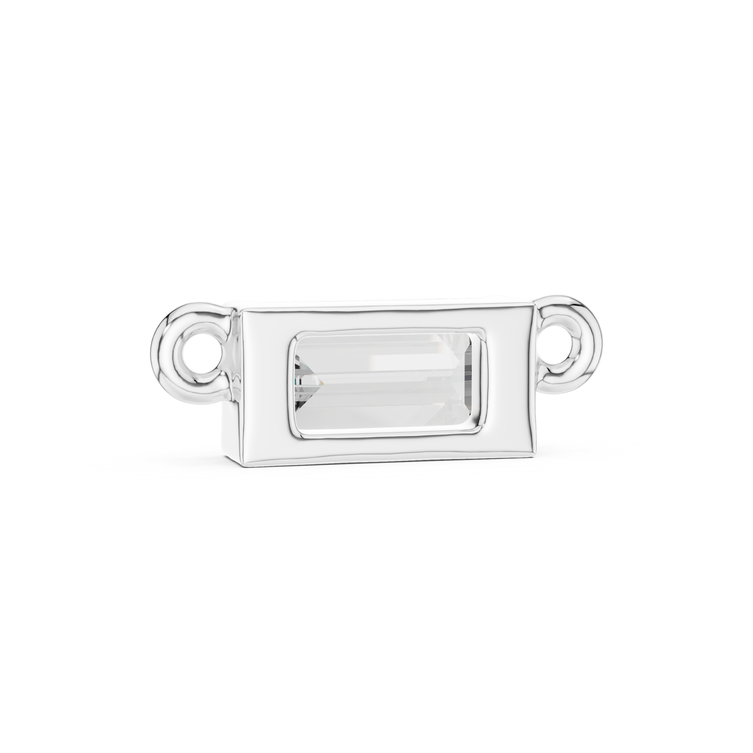Emerald Cut Diamond Pendant Design - Image 8