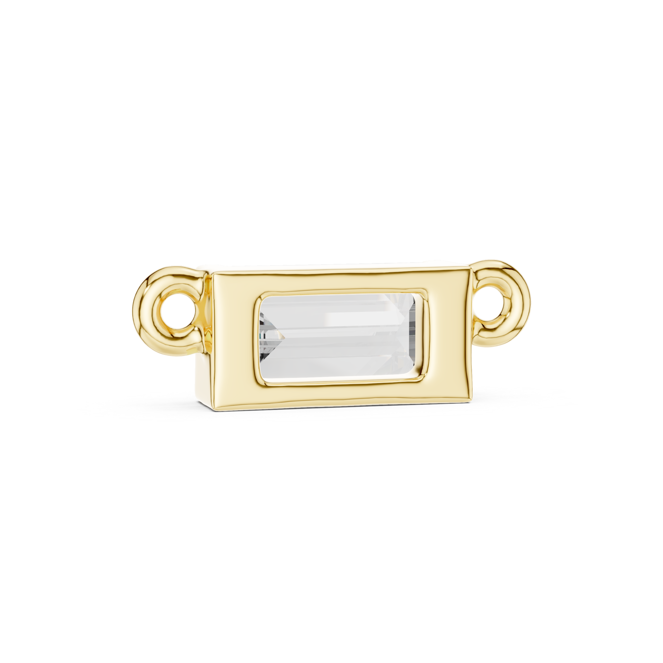 Emerald Cut Diamond Pendant Design - Image 12