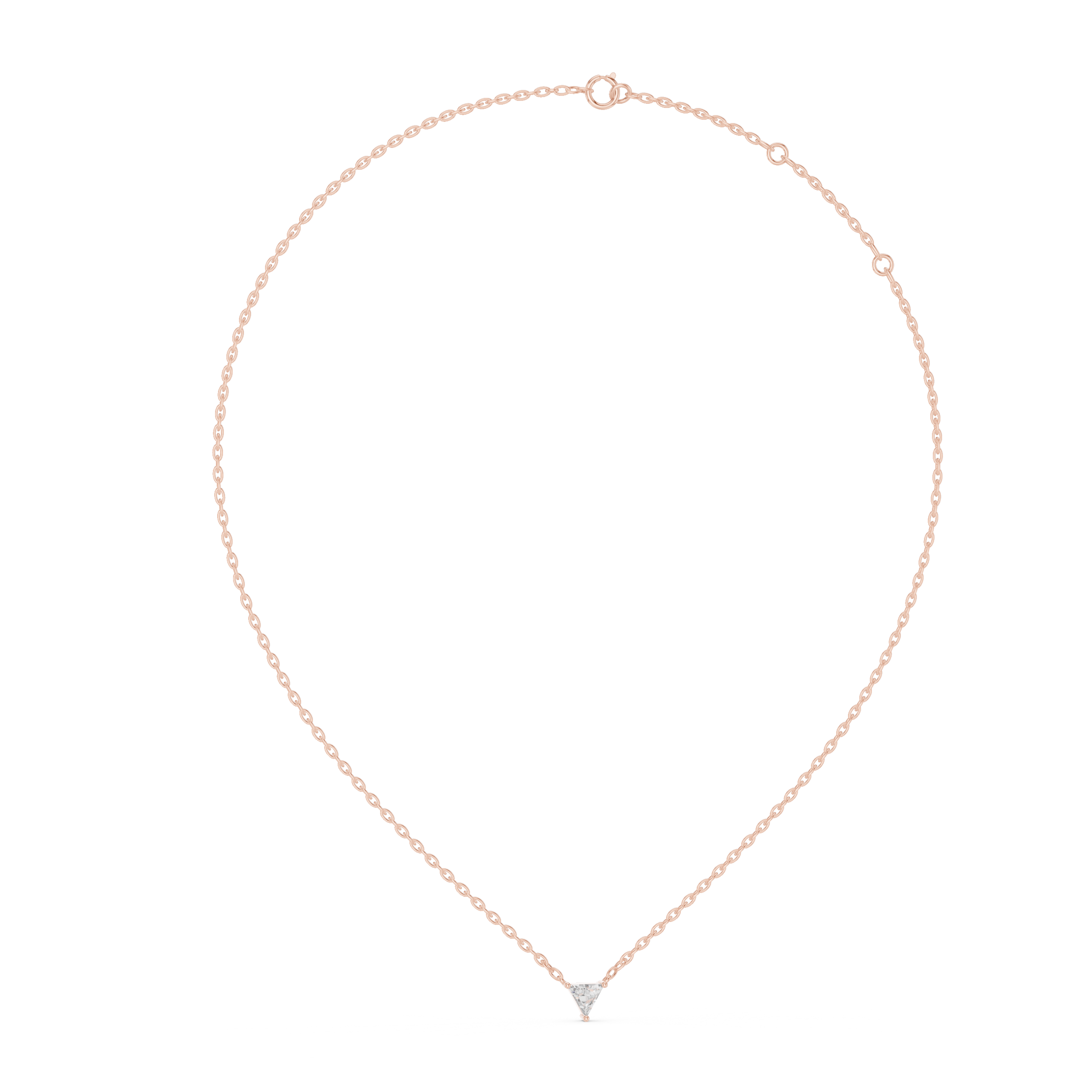 Triangle Diamond Pendant Design