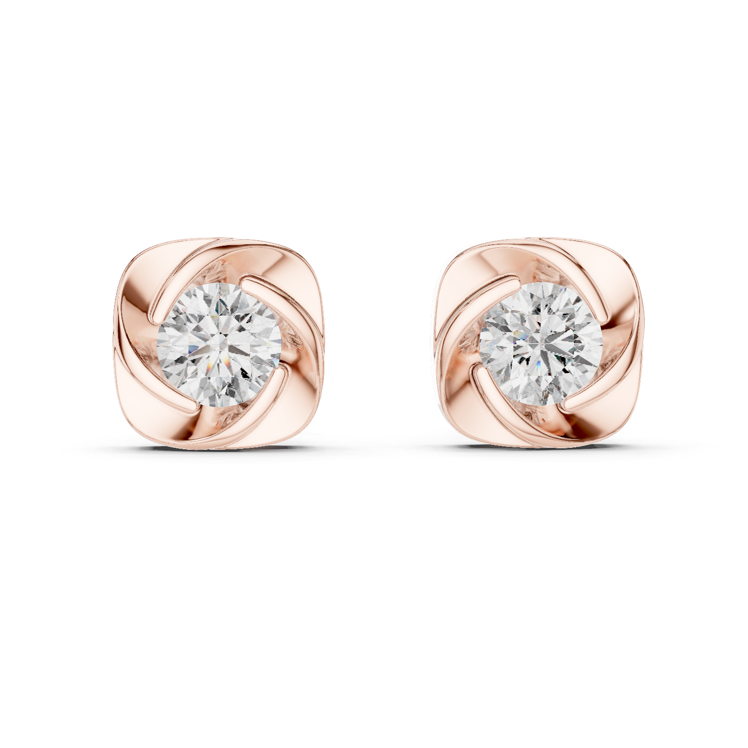 Infinity Bloom Stud Earrings Design
