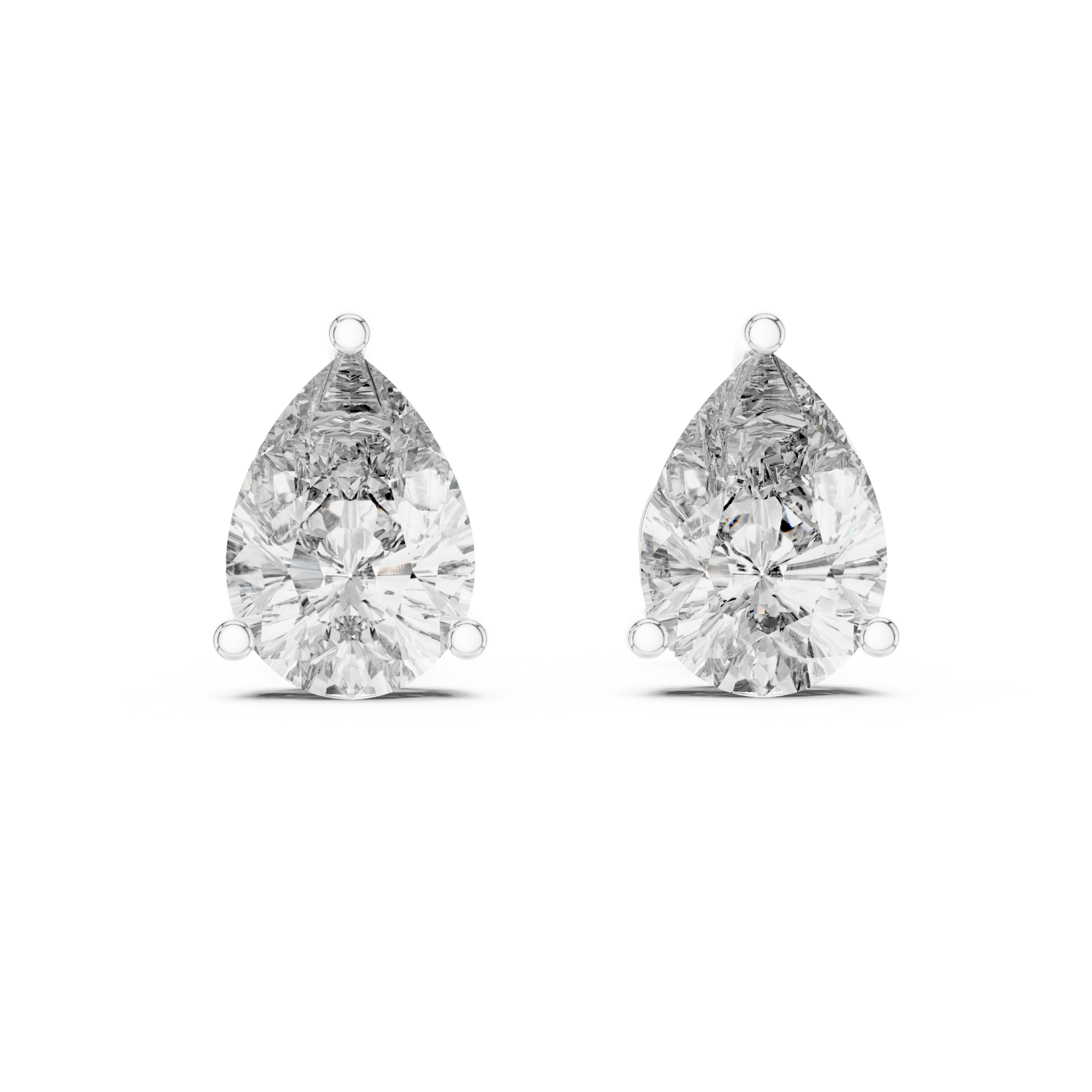 Pear Royale Stud Earrings Design - Image 5