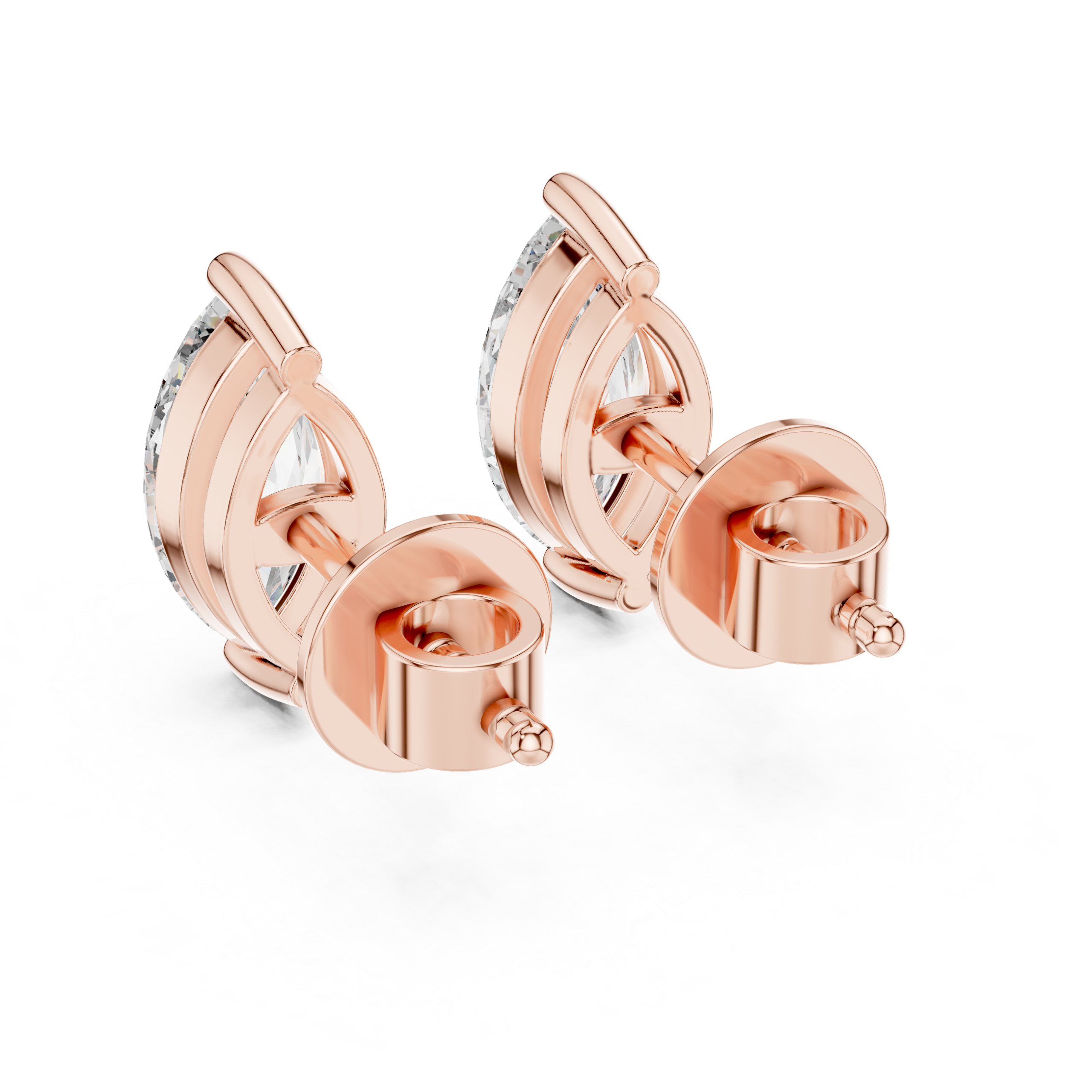 Marquise Elegance Stud Earrings Design - Image 3