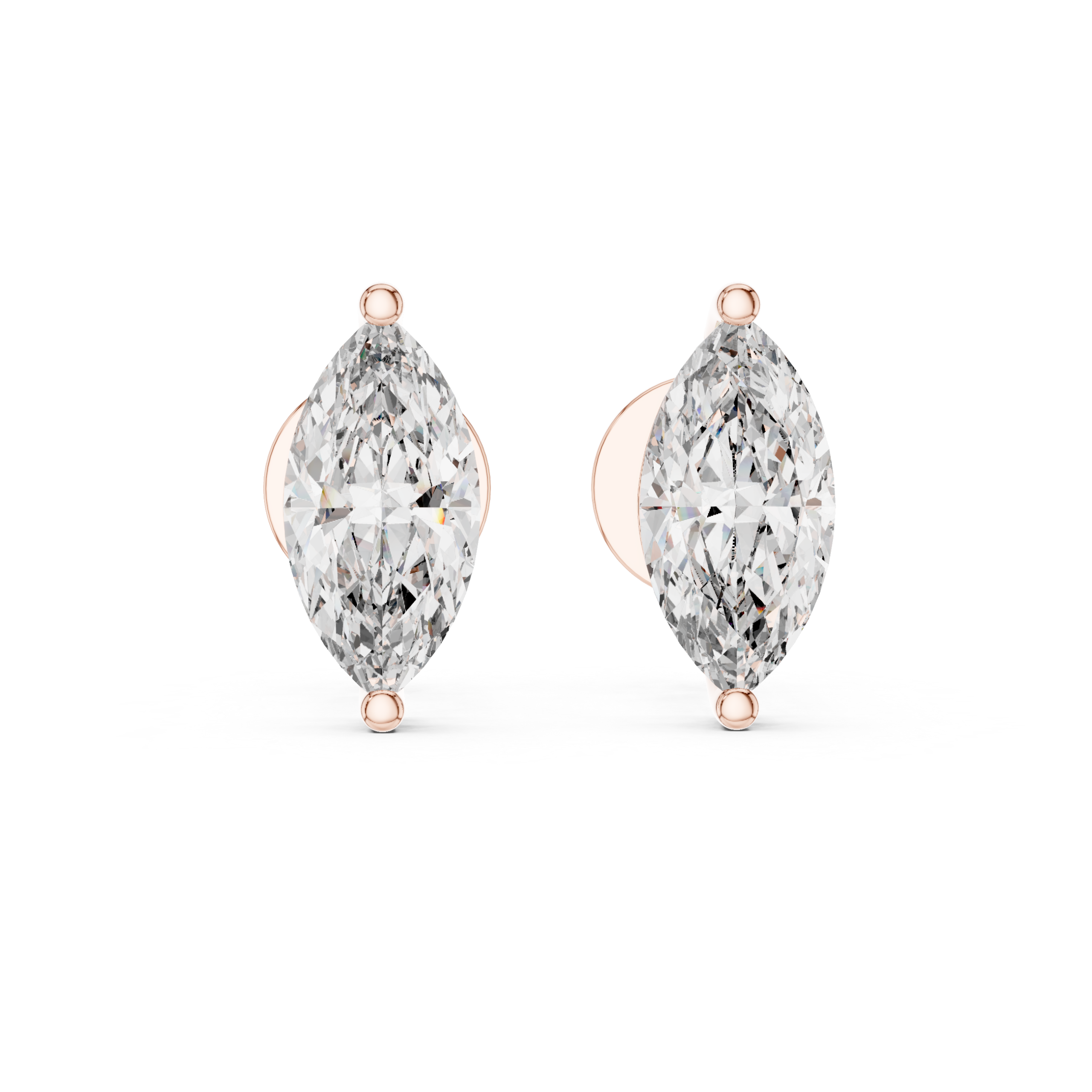 Marquise Elegance Stud Earrings Design - Image 4