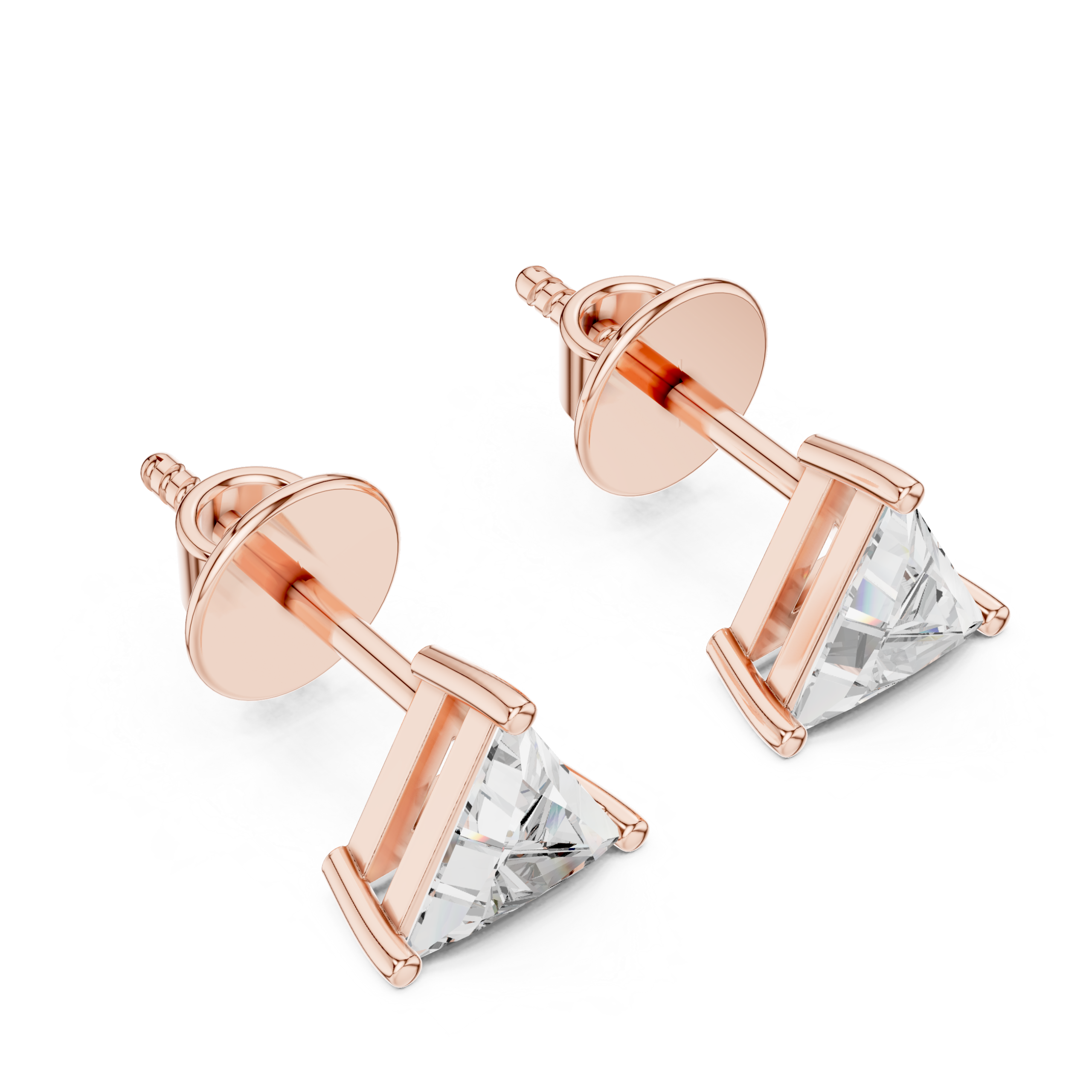 Trinity Spark Stud Earrings Design - Image 2