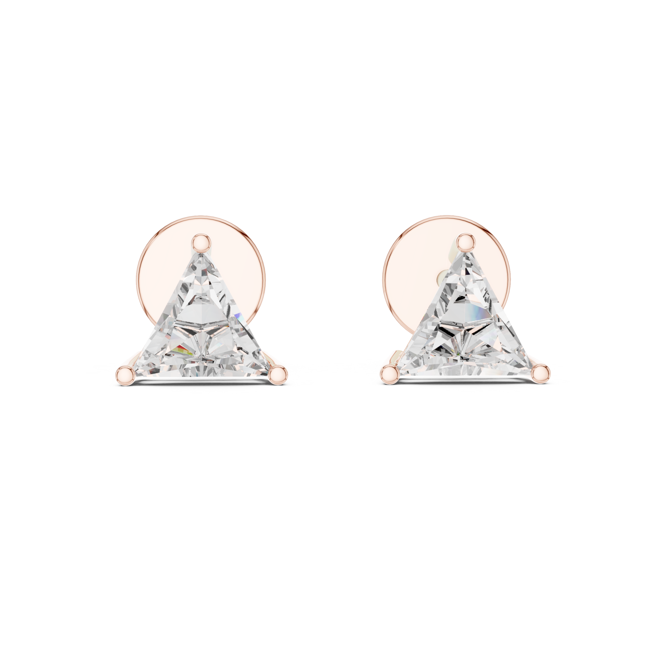 Trinity Spark Stud Earrings Design