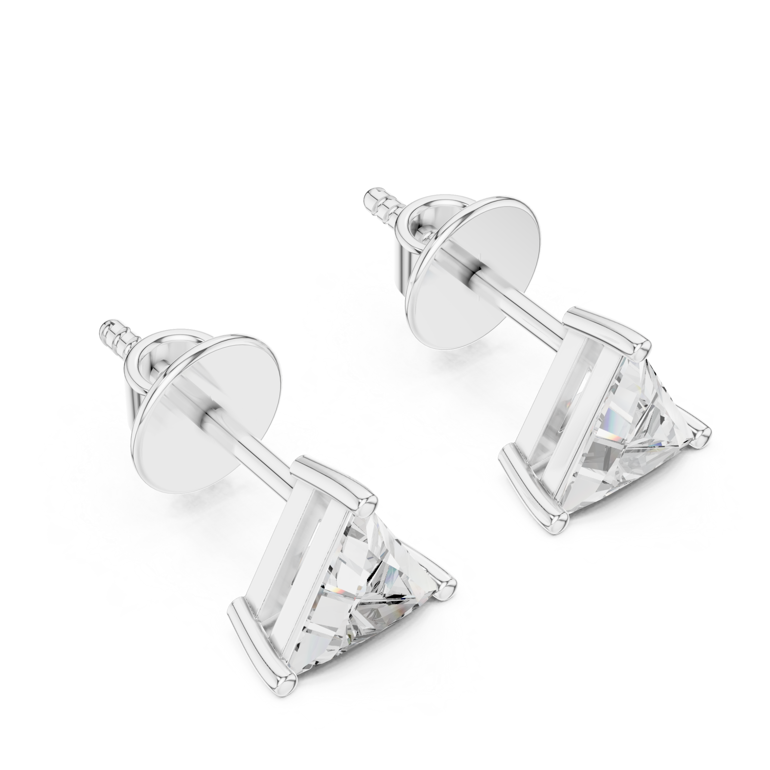 Trinity Spark Stud Earrings Design - Image 4