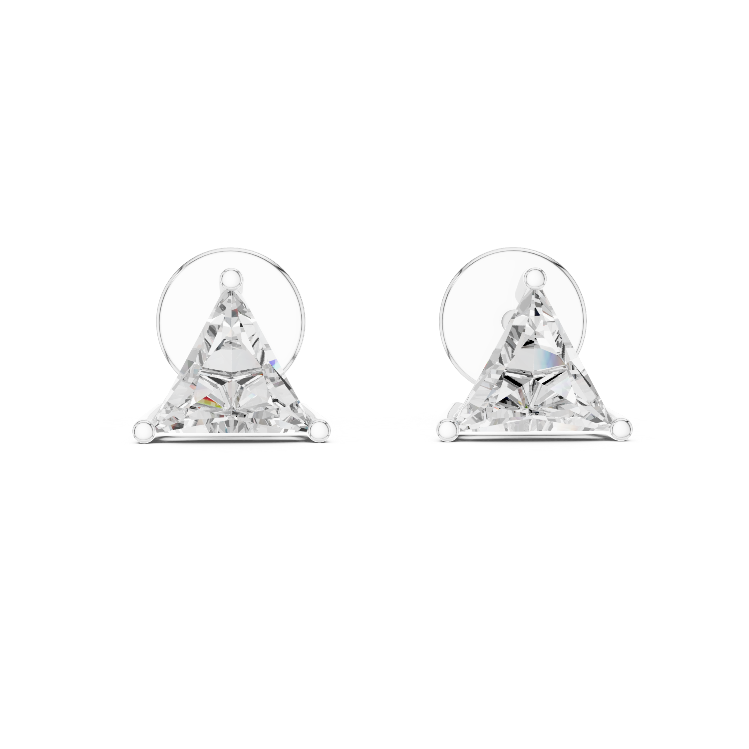 Trinity Spark Stud Earrings Design - Image 6