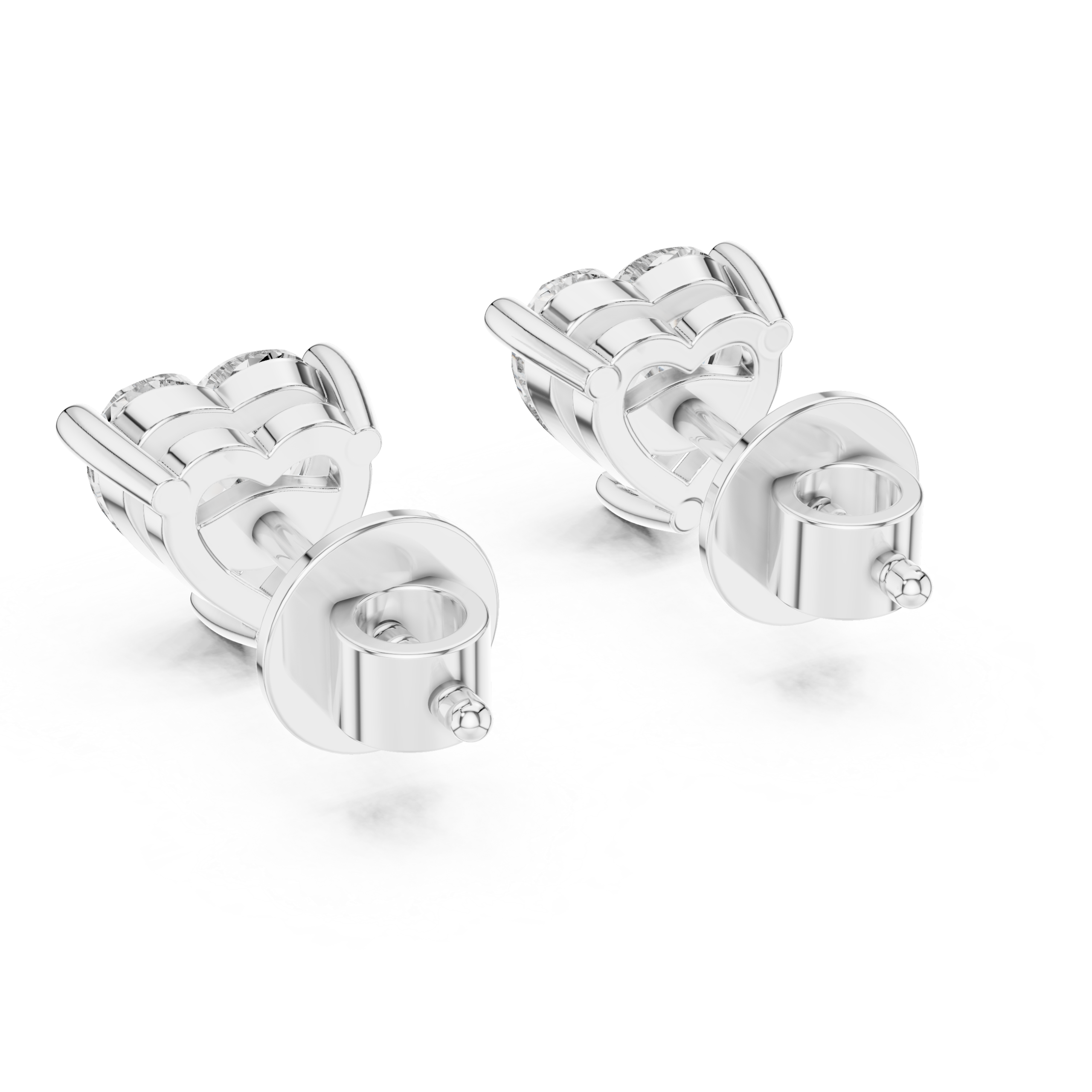 HeartGlow Stud Earrings Design - Image 6
