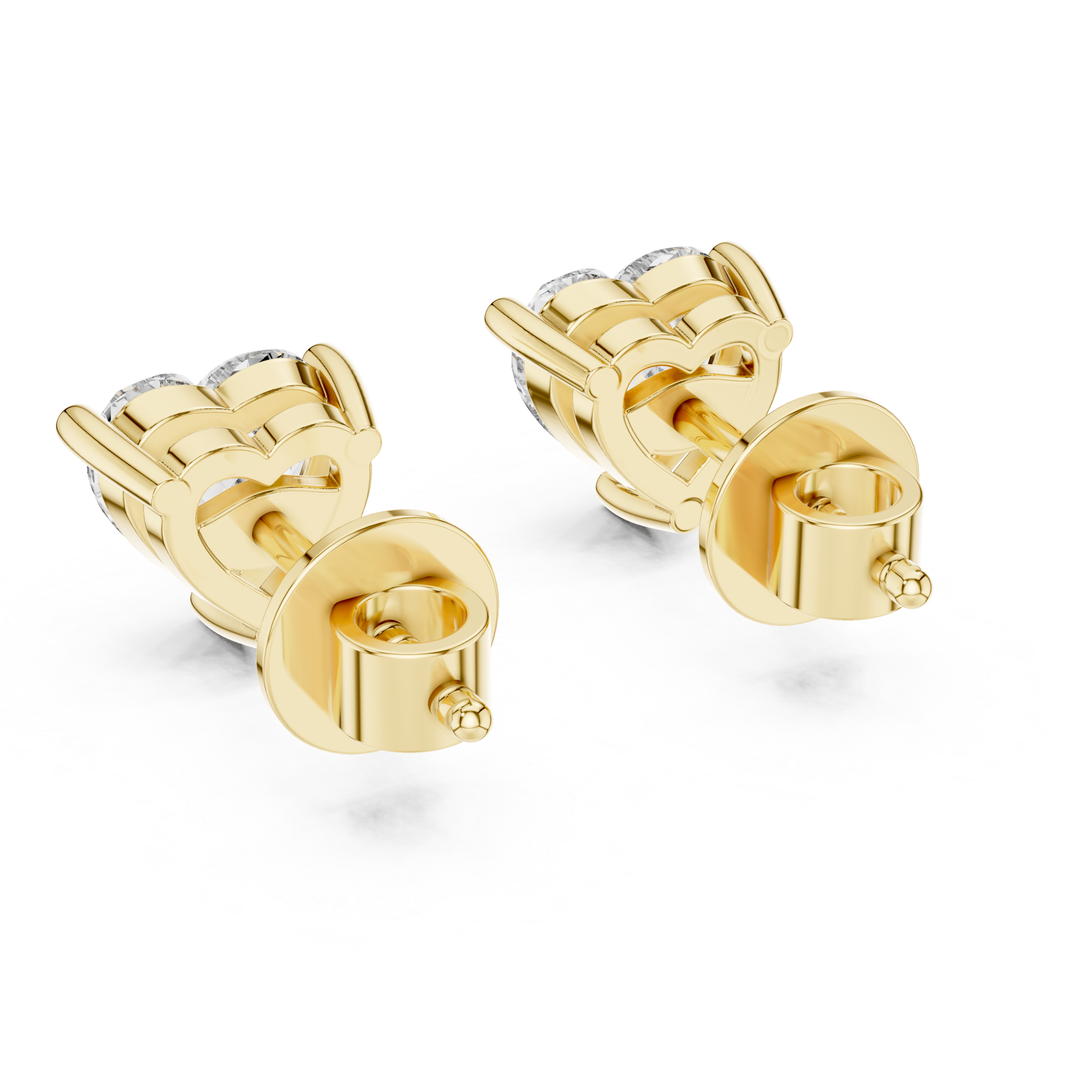 HeartGlow Stud Earrings Design - Image 9