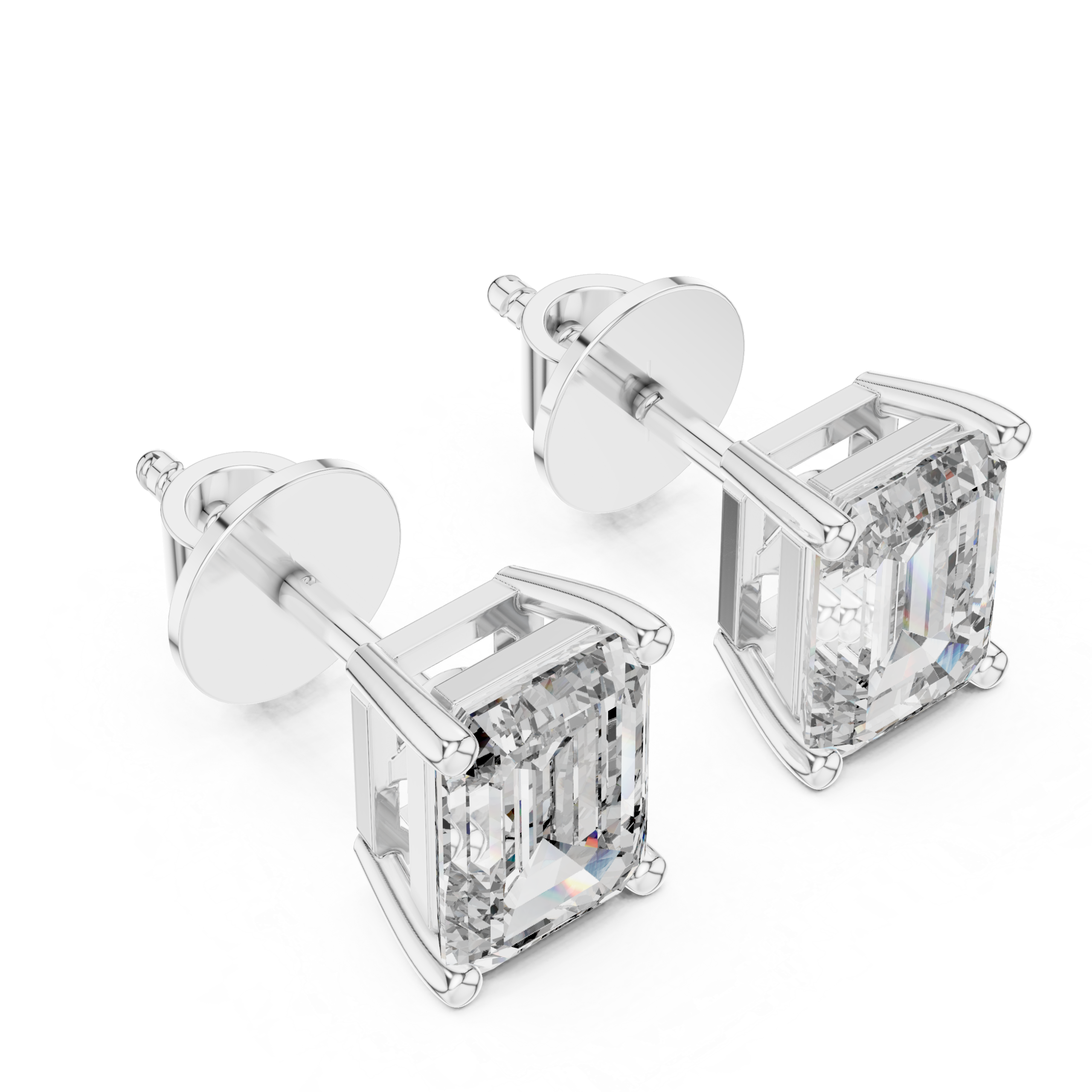Regal Prism Stud Earrings Design - Image 5