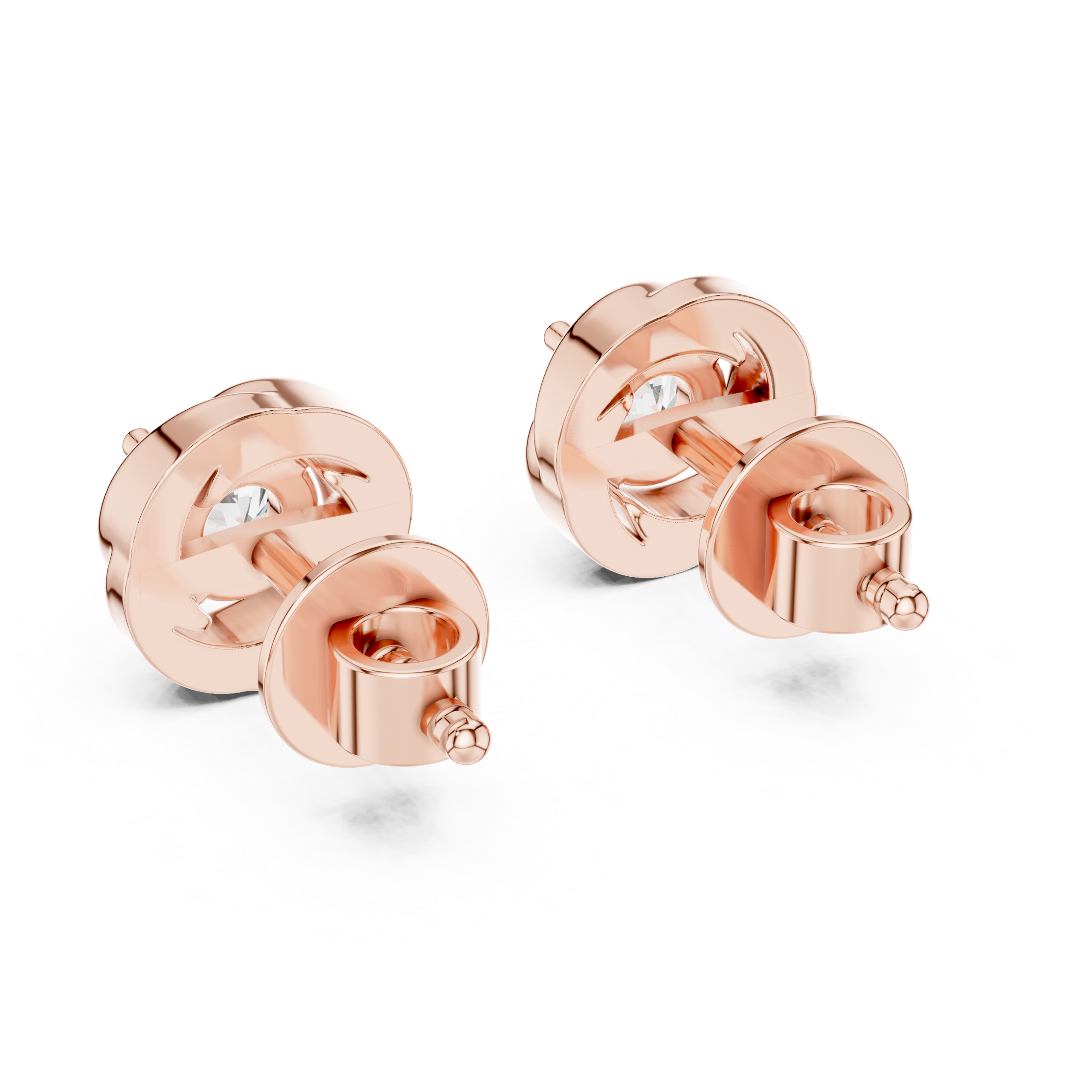 Eternal Swirl Stud Earrings Design - Image 3
