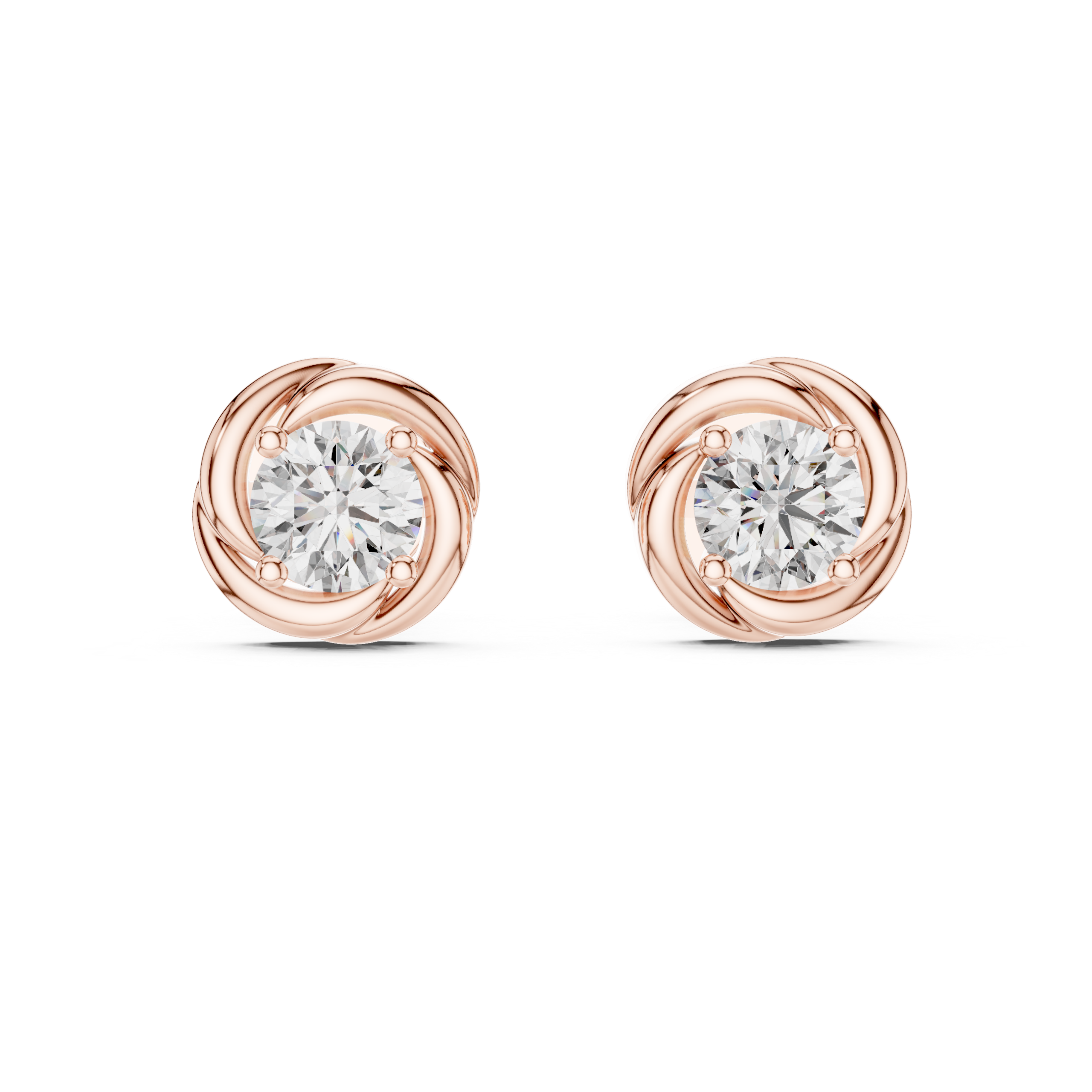 Eternal Swirl Stud Earrings Design