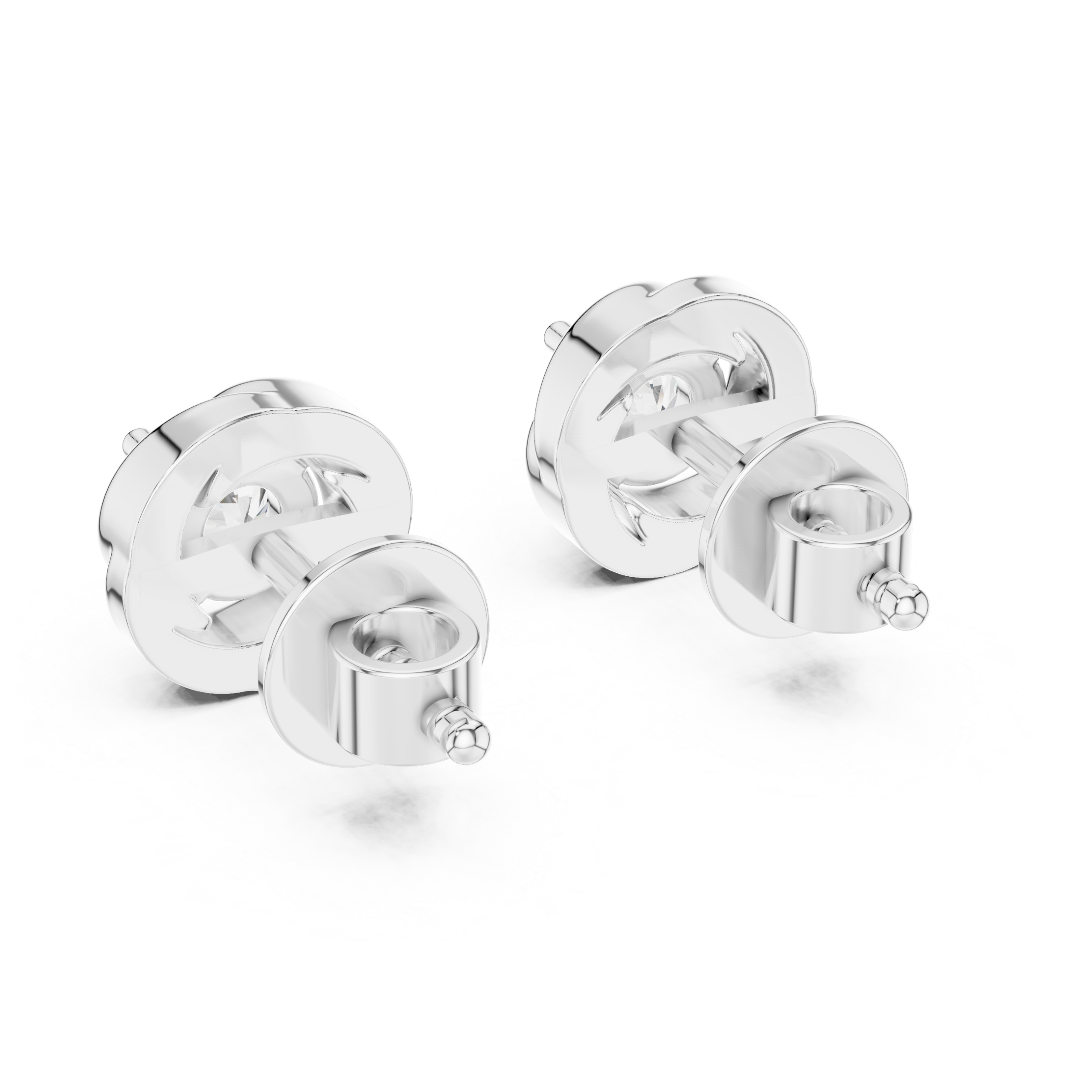 Eternal Swirl Stud Earrings Design - Image 6
