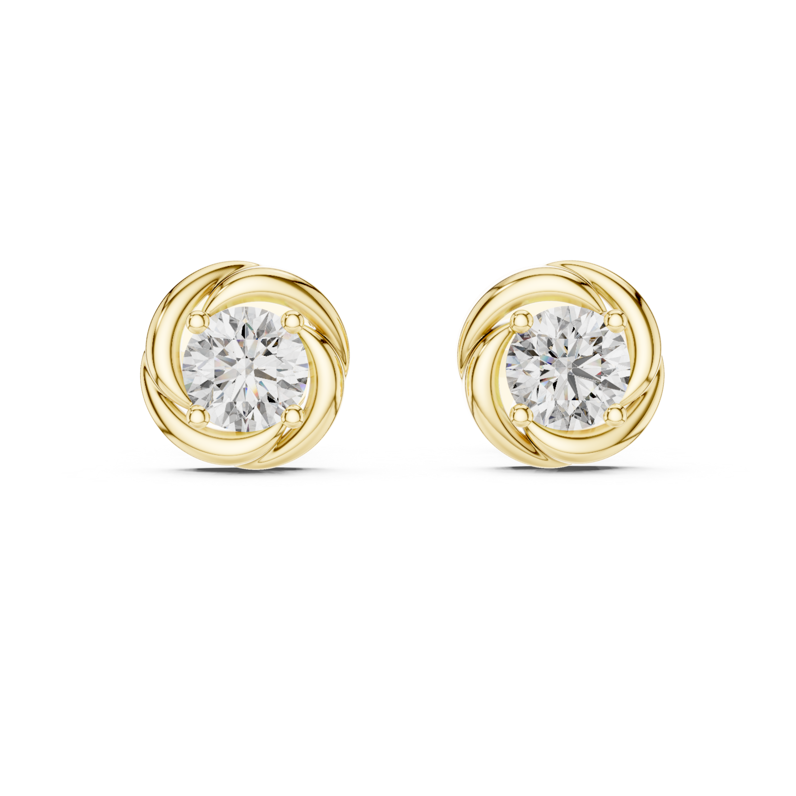 Eternal Swirl Stud Earrings Design - Image 8