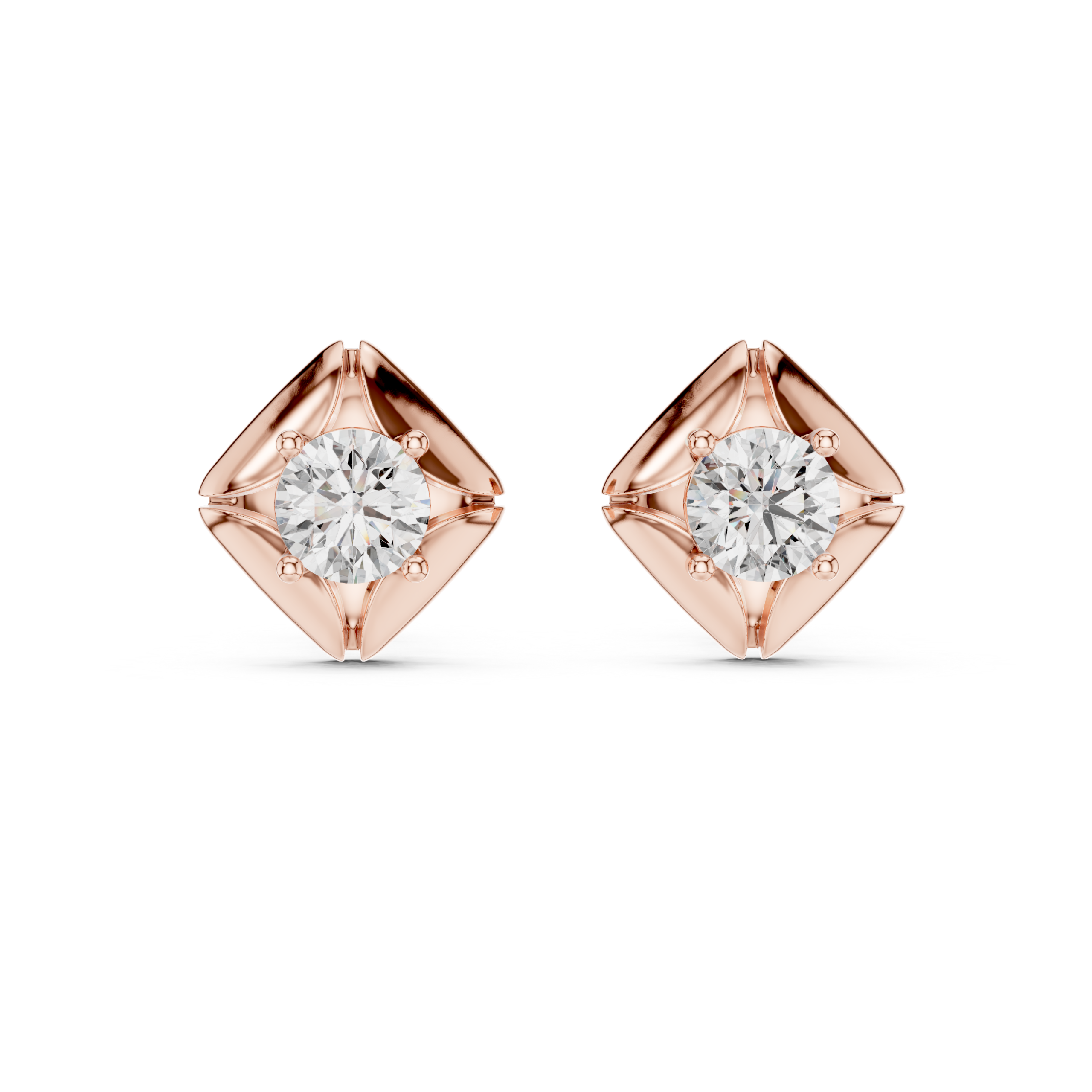 Aurora Petal Stud Earrings Design - Image 3