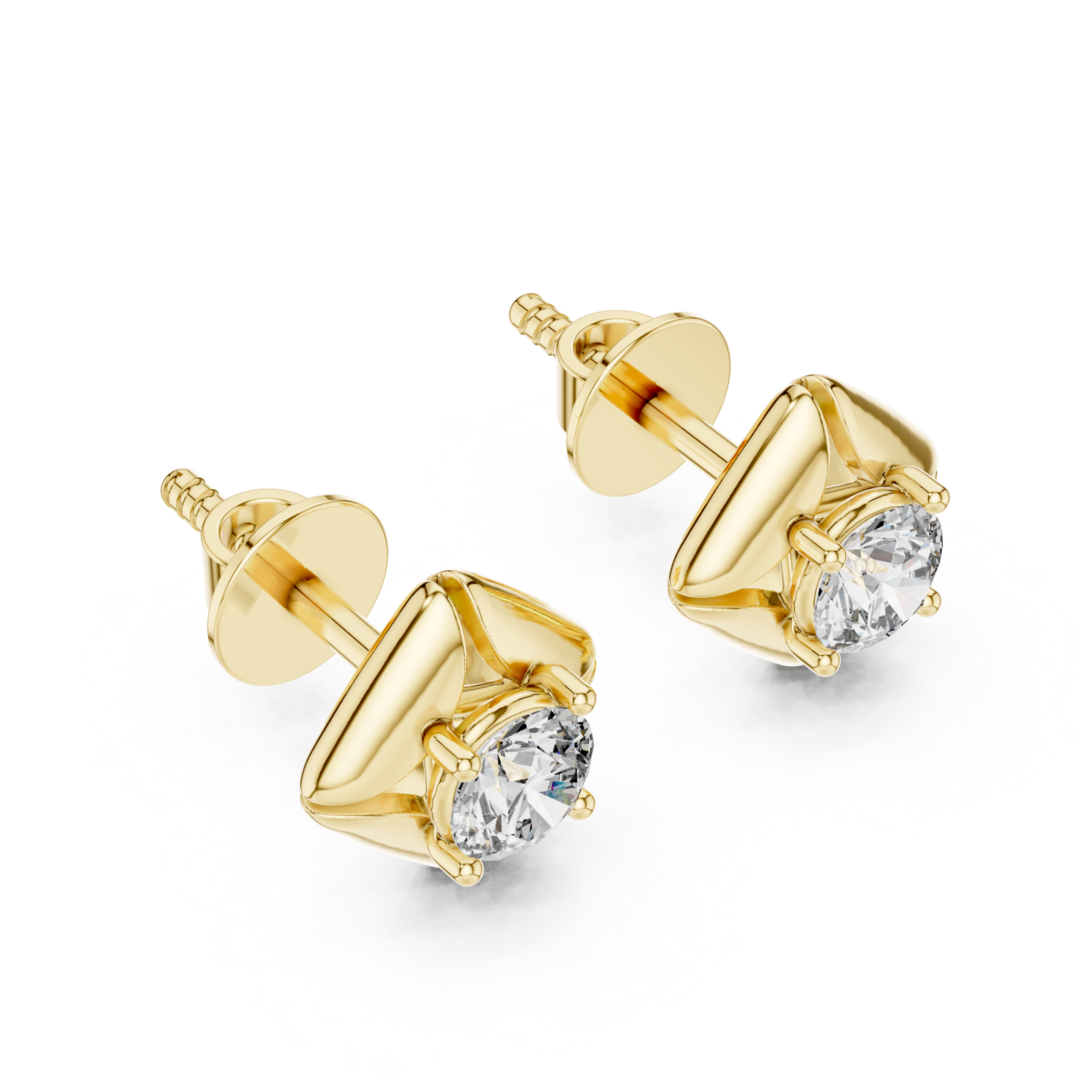 Aurora Petal Stud Earrings Design - Image 5