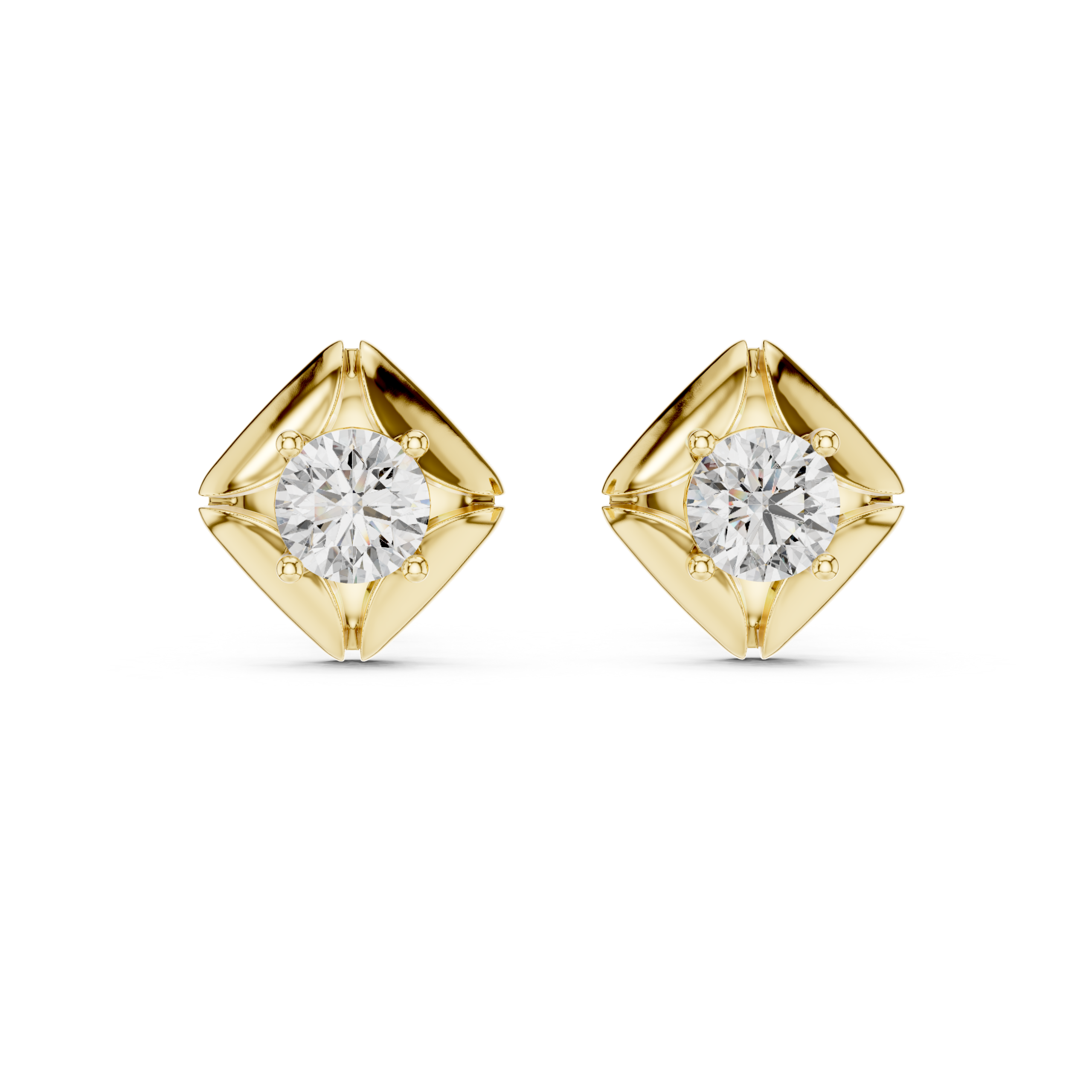 Aurora Petal Stud Earrings Design - Image 7
