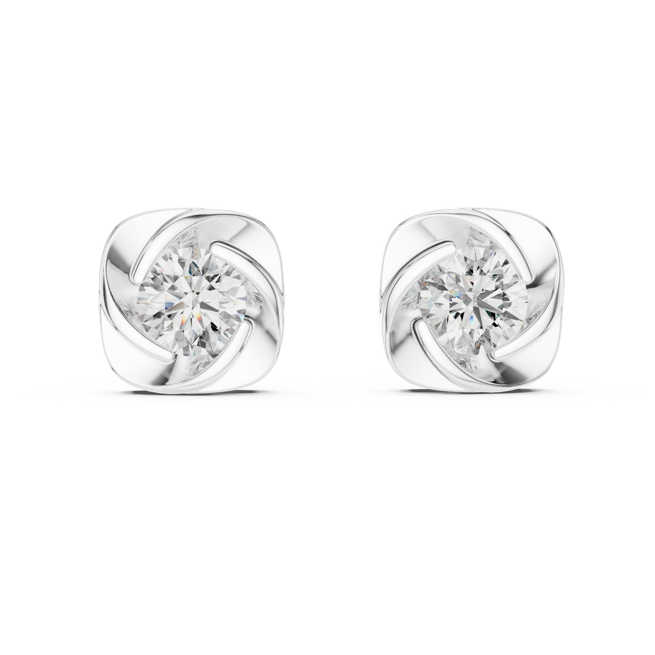 Infinity Bloom Stud Earrings Design - Image 5