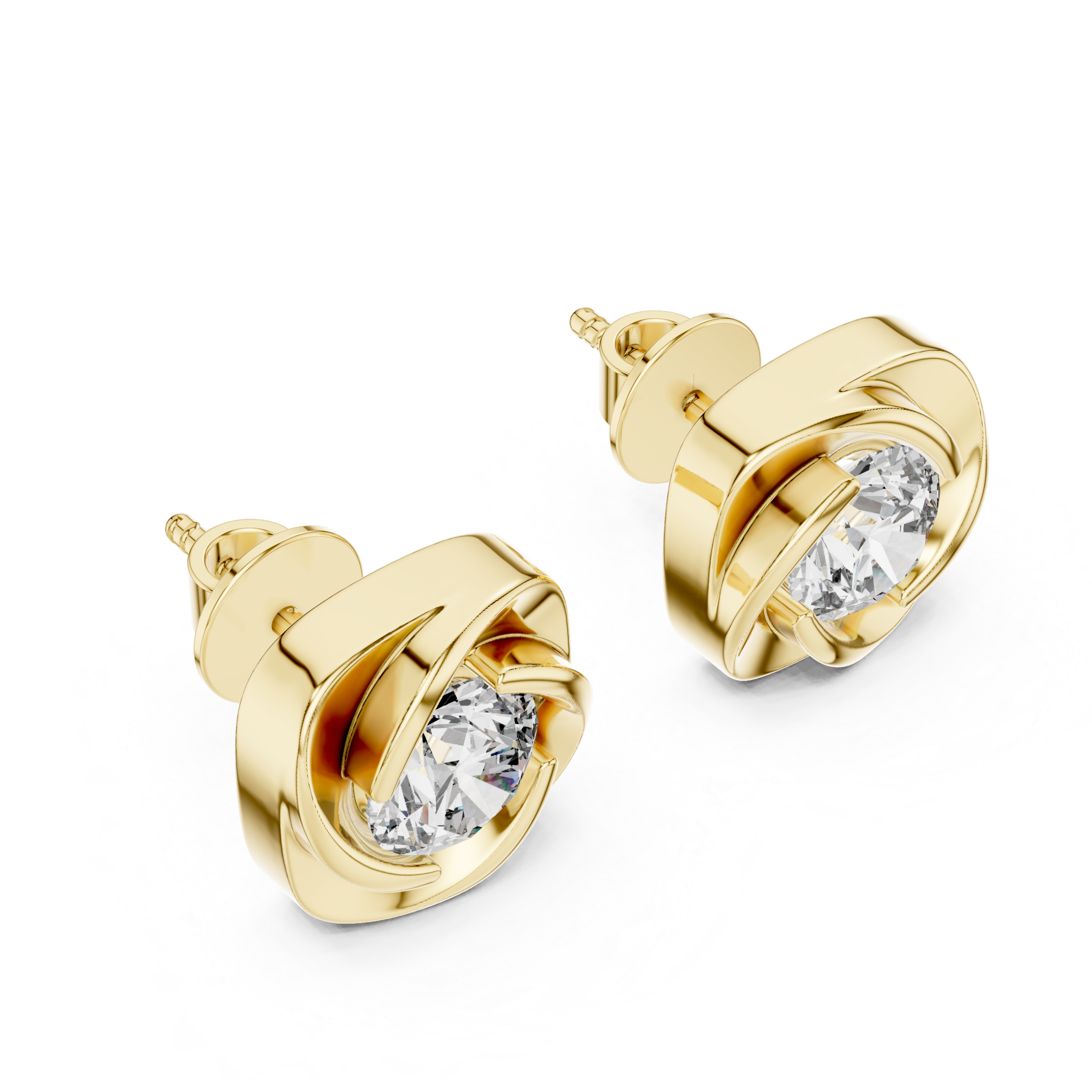 Infinity Bloom Stud Earrings Design - Image 10