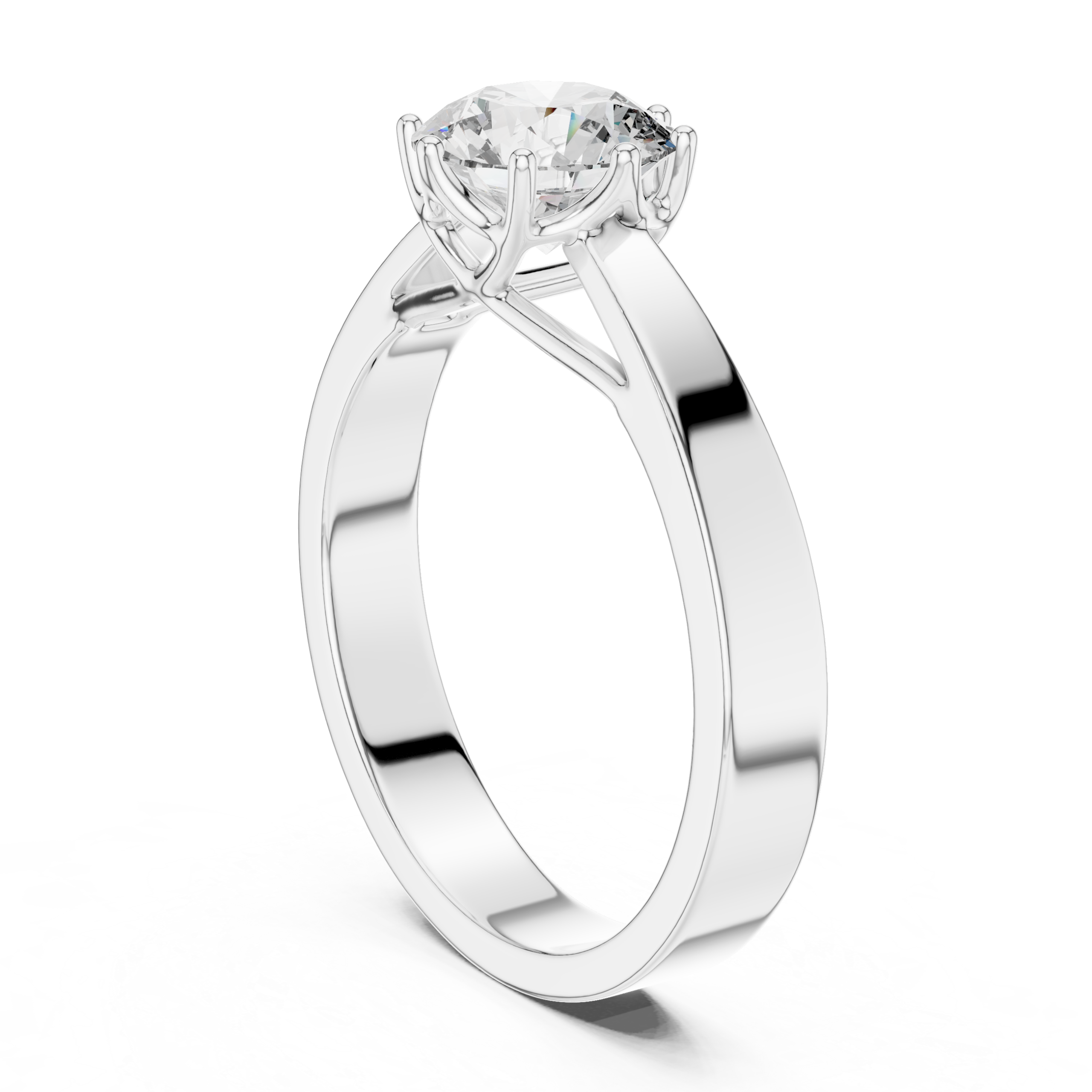 Classic Solitaire Diamond Ring Design - Image 5