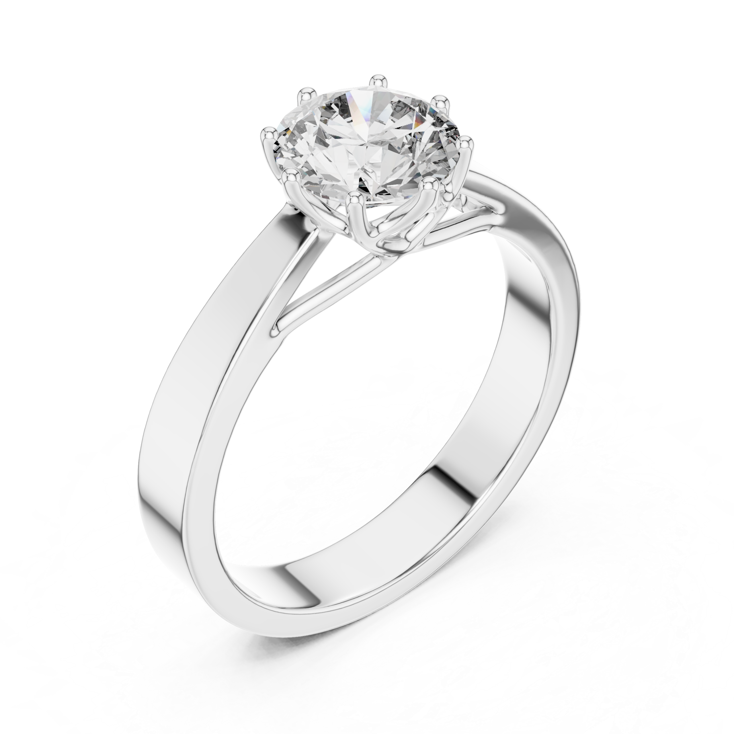 Classic Solitaire Diamond Ring Design - Image 6