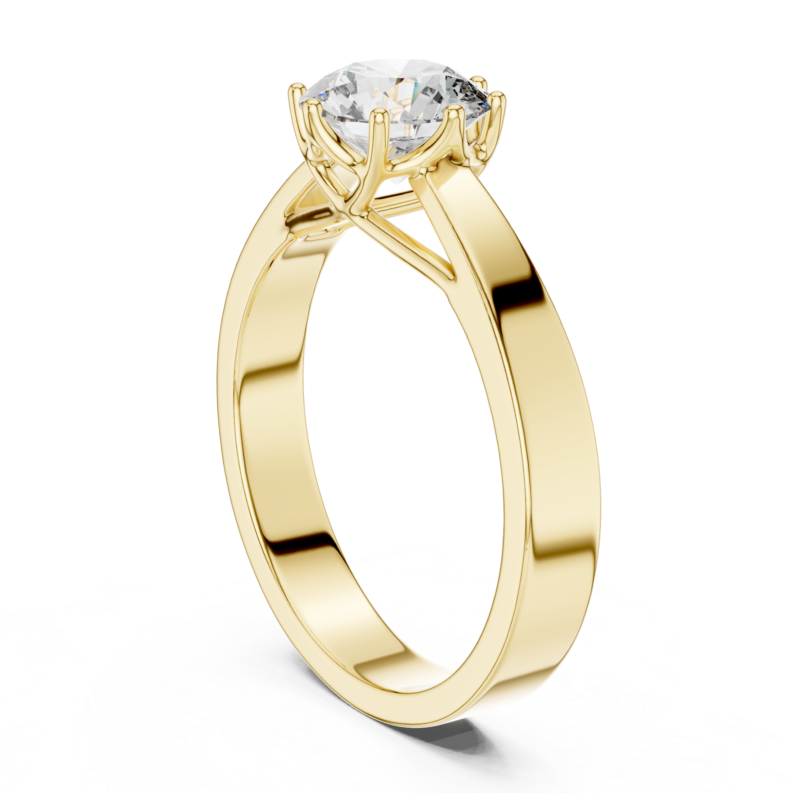 Classic Solitaire Diamond Ring Design - Image 9