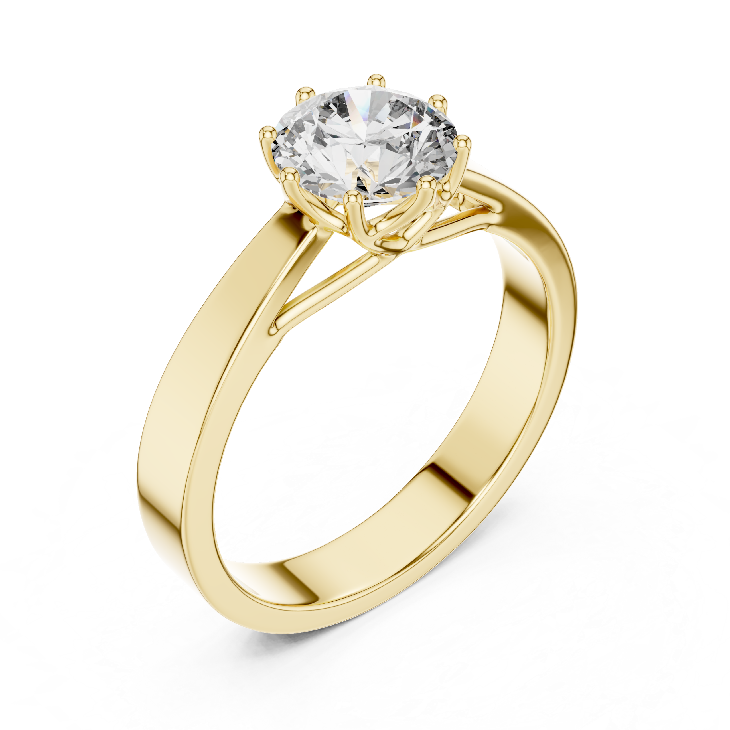 Classic Solitaire Diamond Ring Design - Image 10