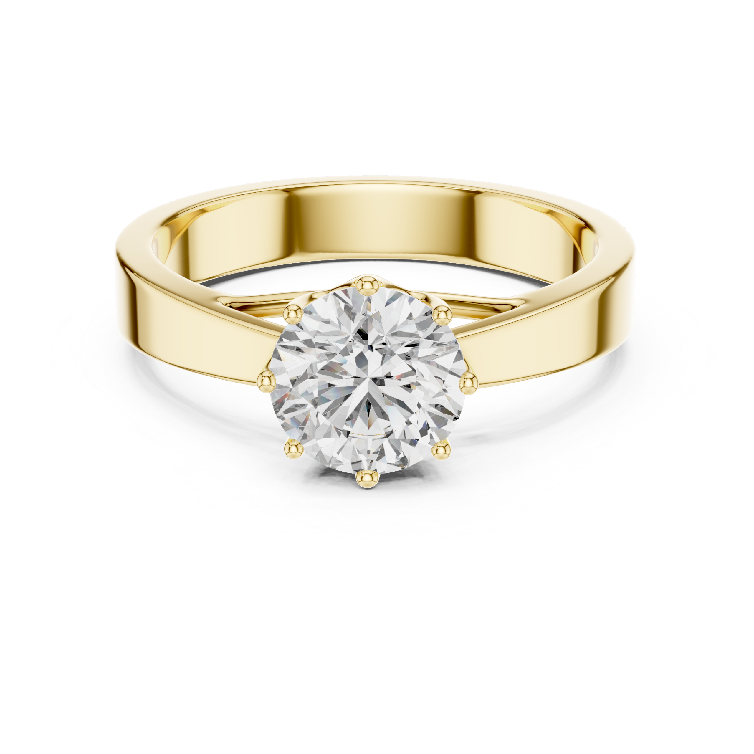 Classic Solitaire Diamond Ring Design - Image 12