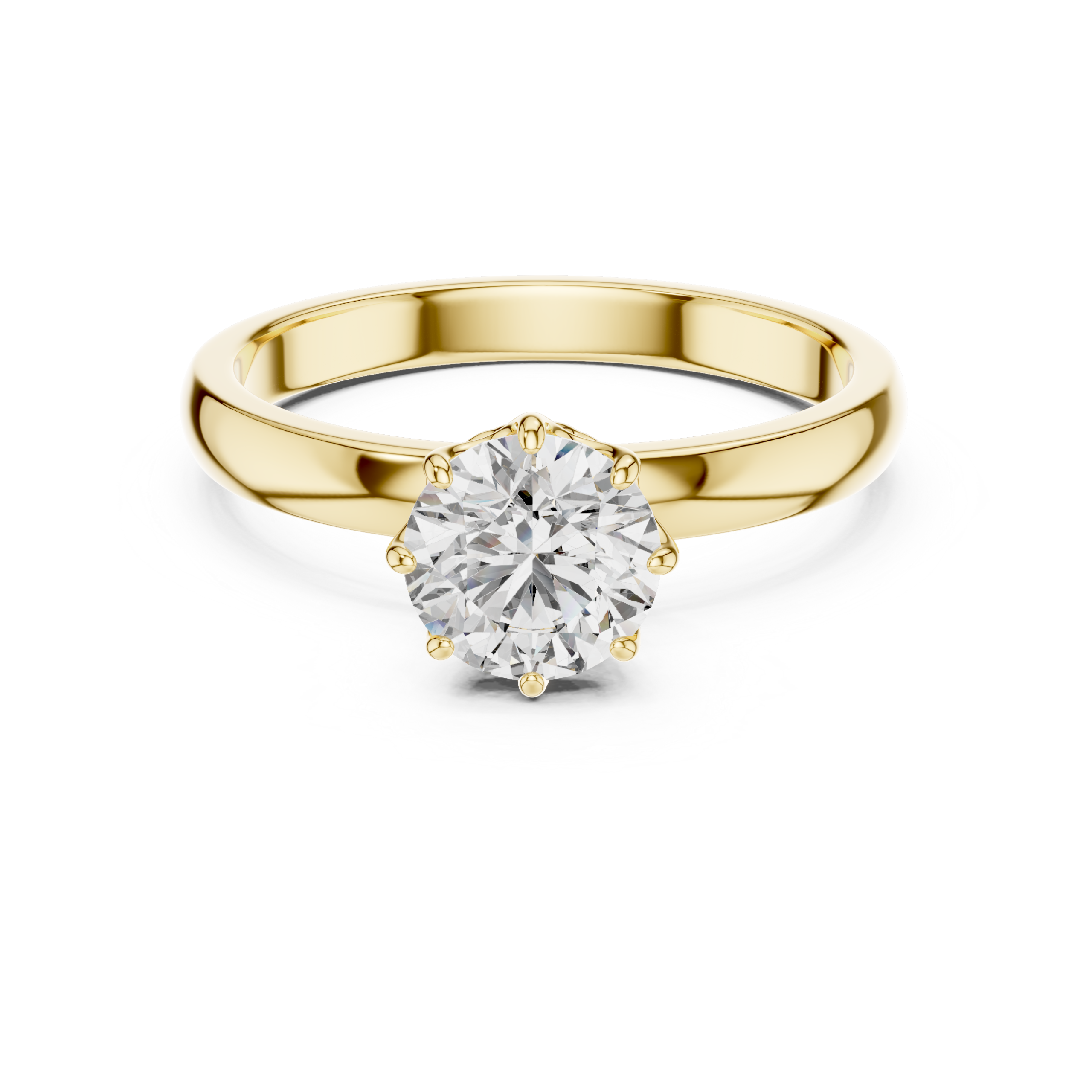Classic Solitaire Ring Design - Image 4