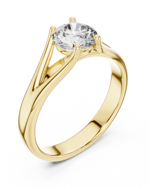 Split Shank Solitaire Ring Design