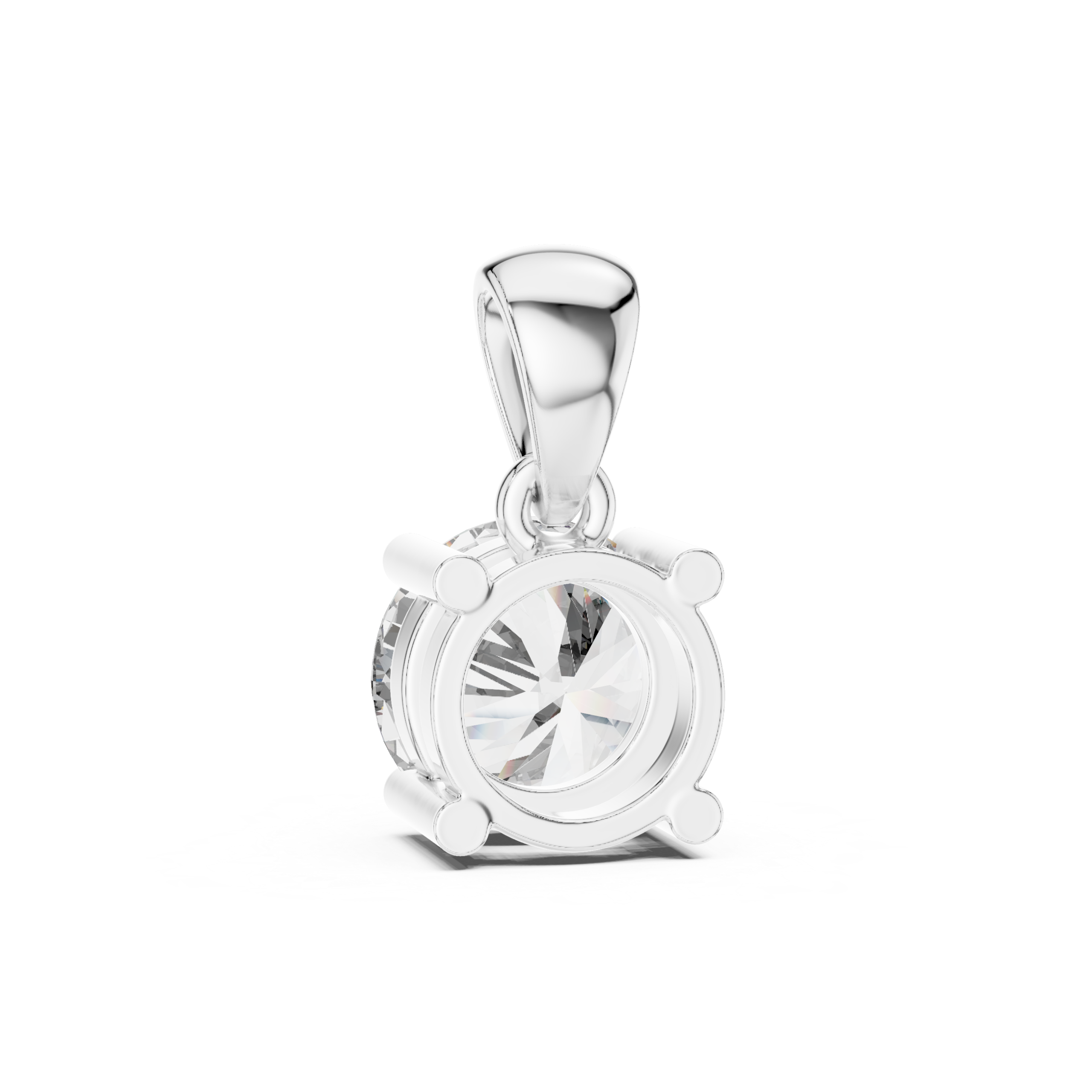 Classic Solitaire Diamond Pendant - Image 12