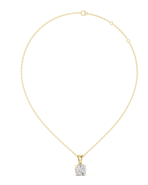 Classic Solitaire Diamond Pendant