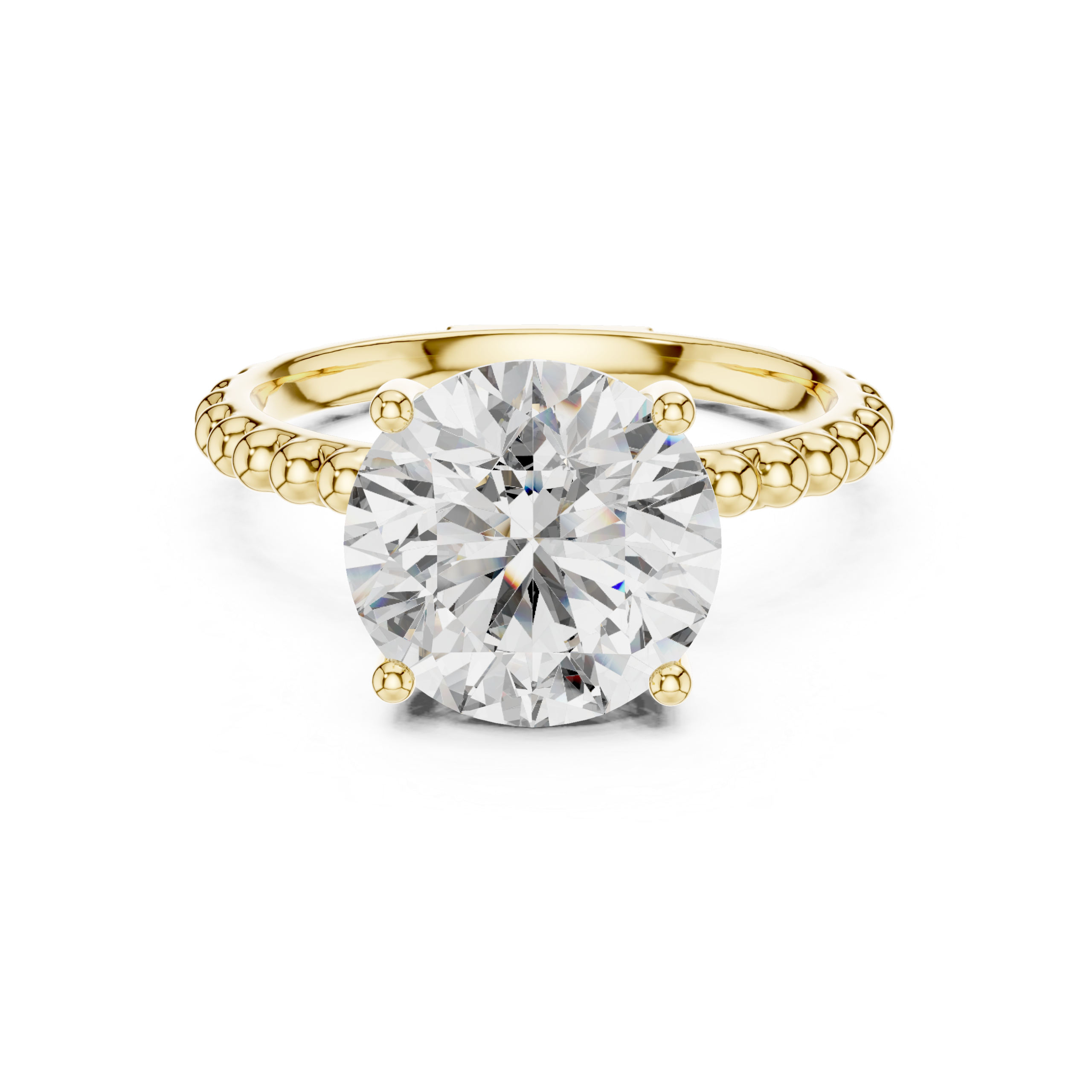 Beaded Solitaire Ring Design - Image 11