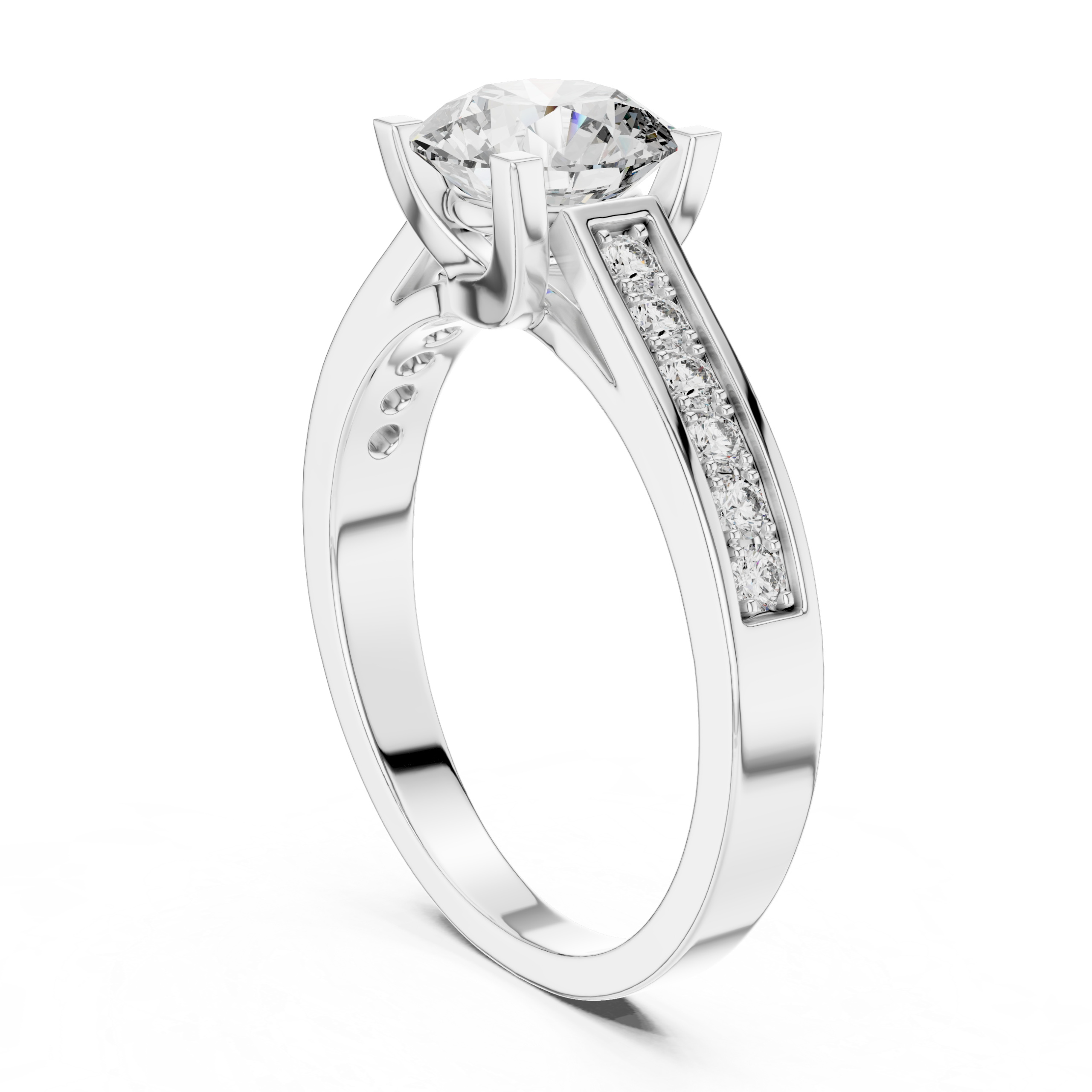 Channel Set Solitaire Ring Design - Image 9