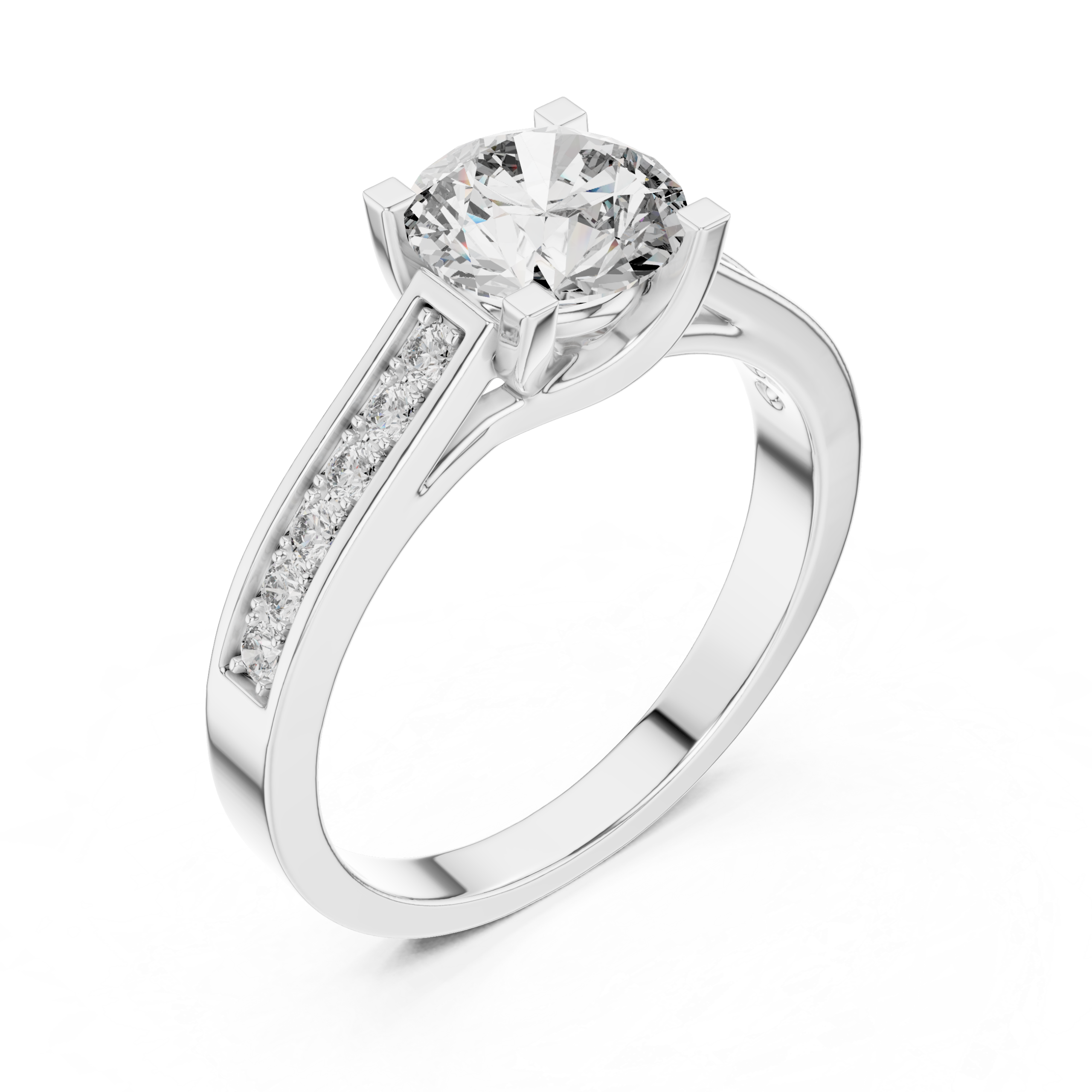 Channel Set Solitaire Ring Design - Image 10