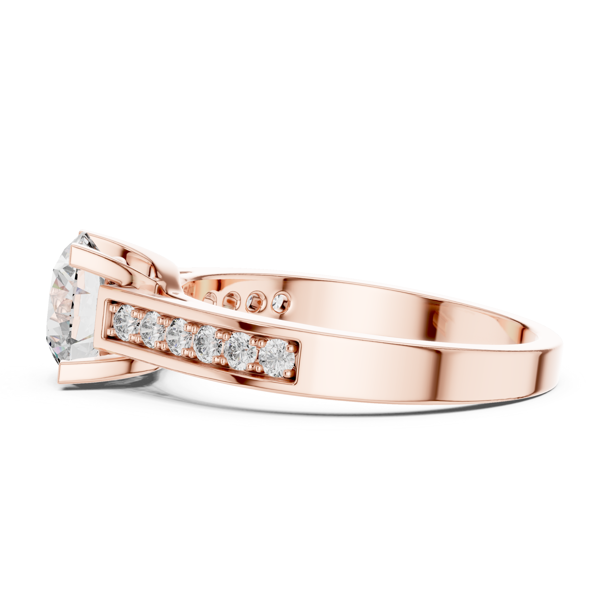 Channel Set Solitaire Ring Design - Image 7
