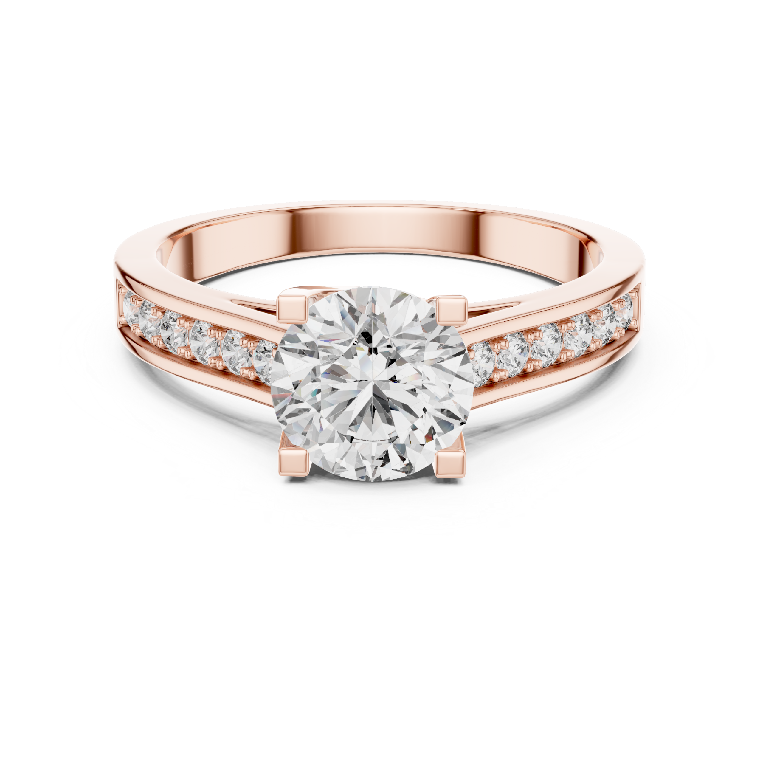 Channel Set Solitaire Ring Design - Image 8