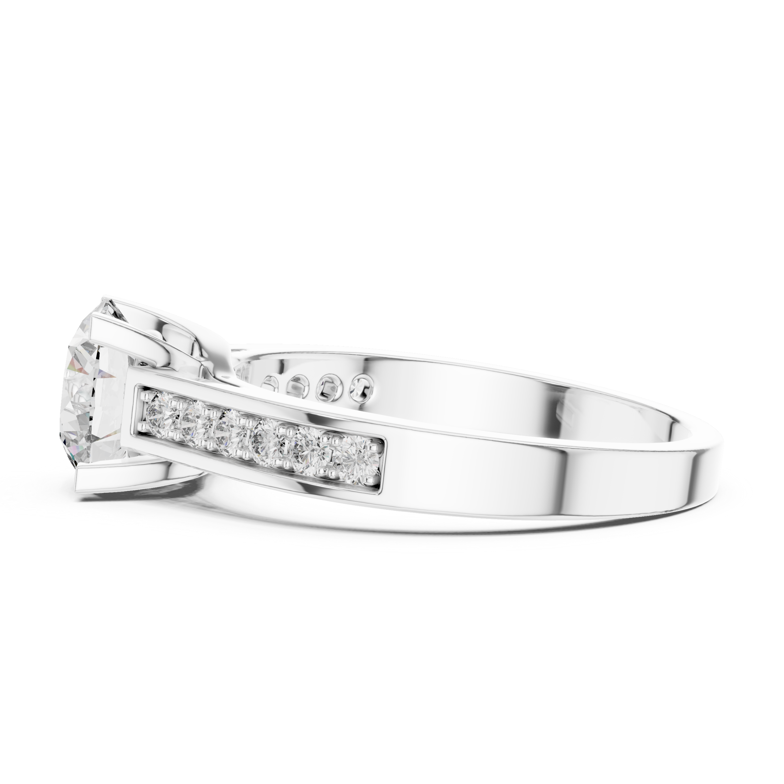 Channel Set Solitaire Ring Design - Image 11