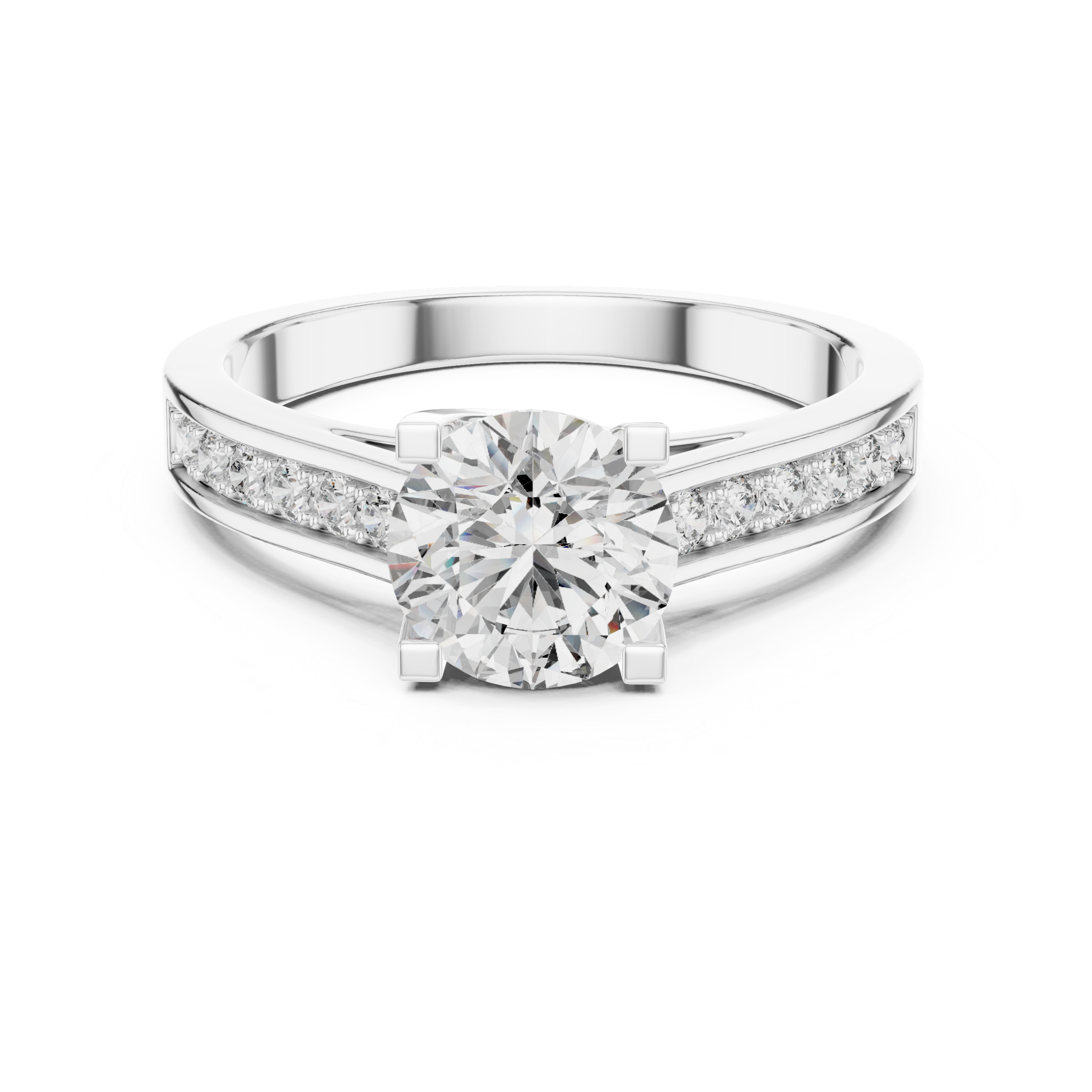 Channel Set Solitaire Ring Design - Image 12