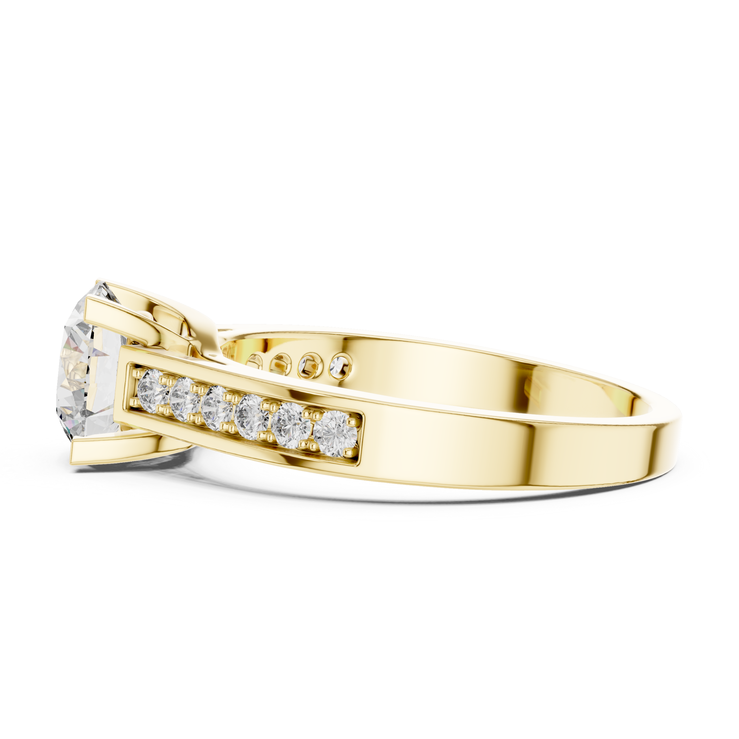 Channel Set Solitaire Ring Design - Image 4