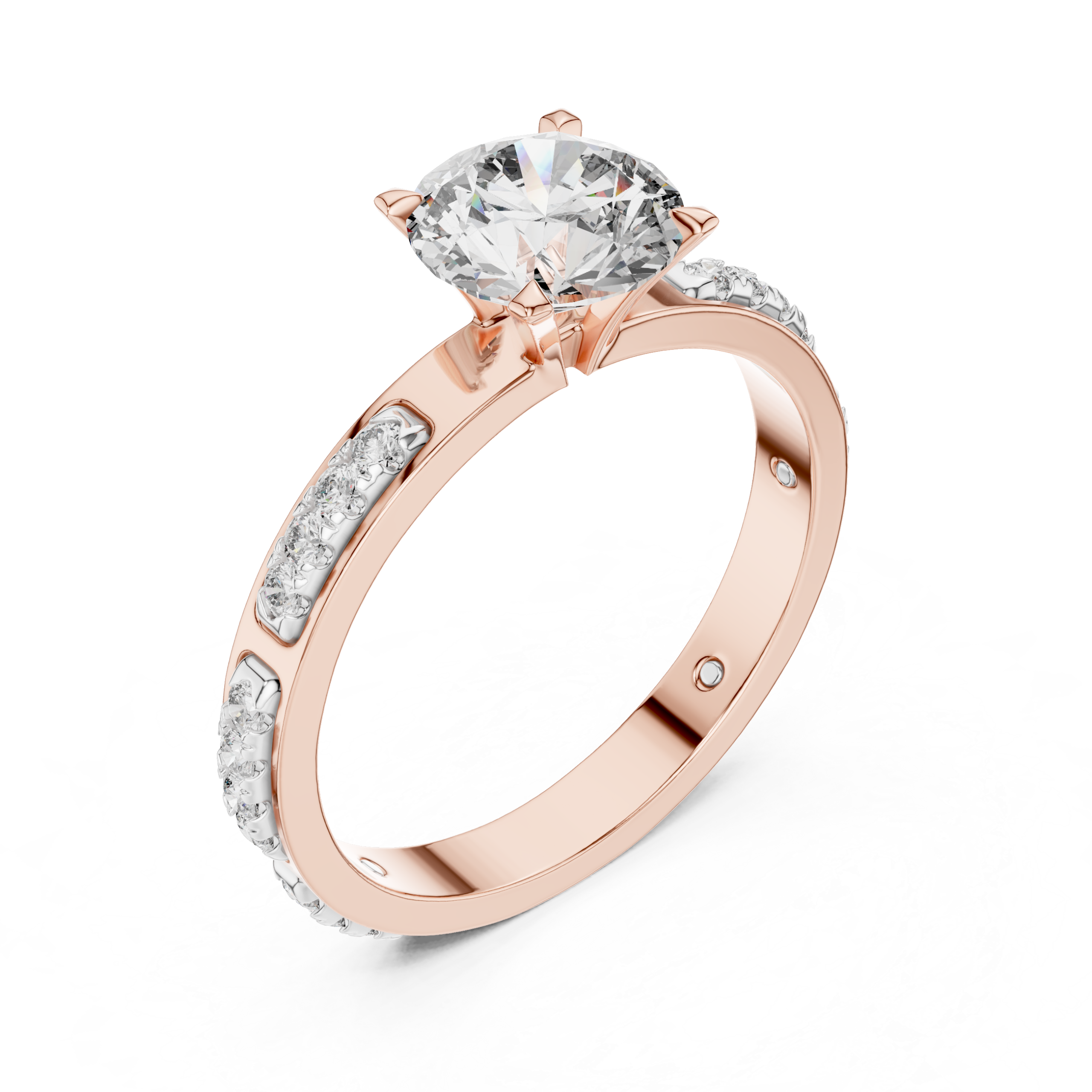 Bezel Accent Solitaire Ring Design - Image 6
