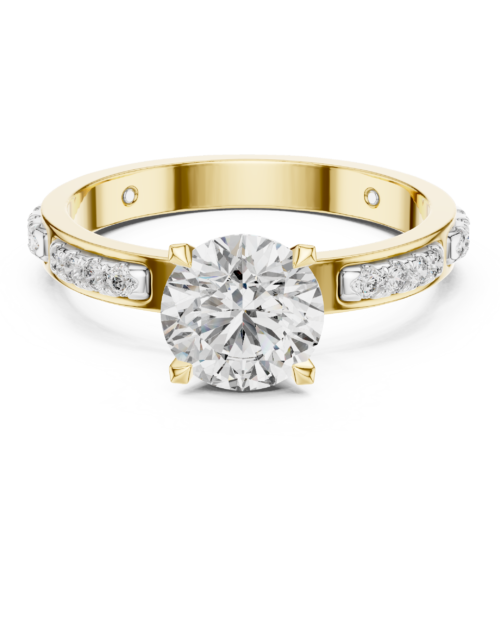 Bezel Accent Solitaire Ring Design