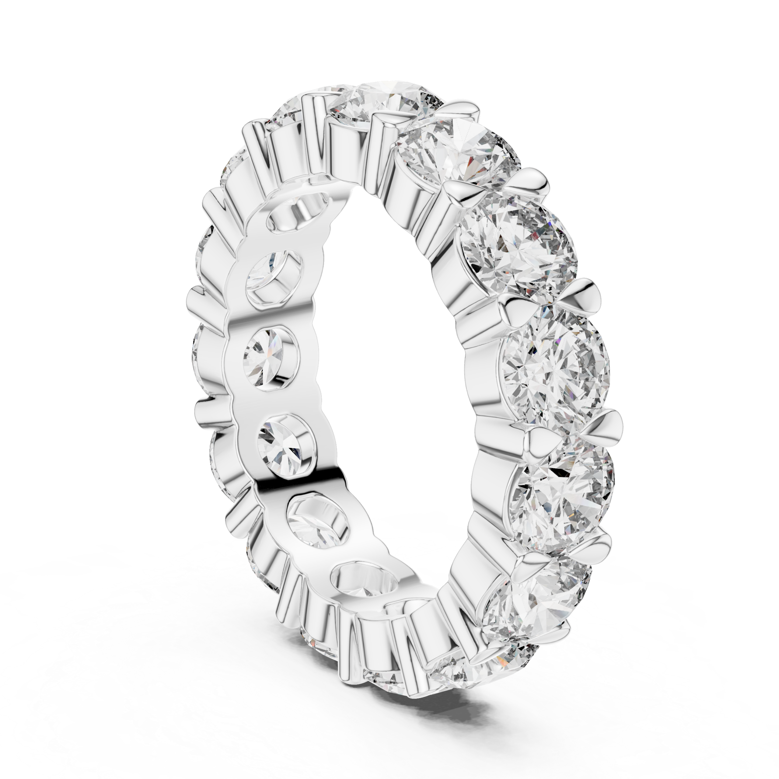 Classic Oval Eternity Ring Design - Image 5