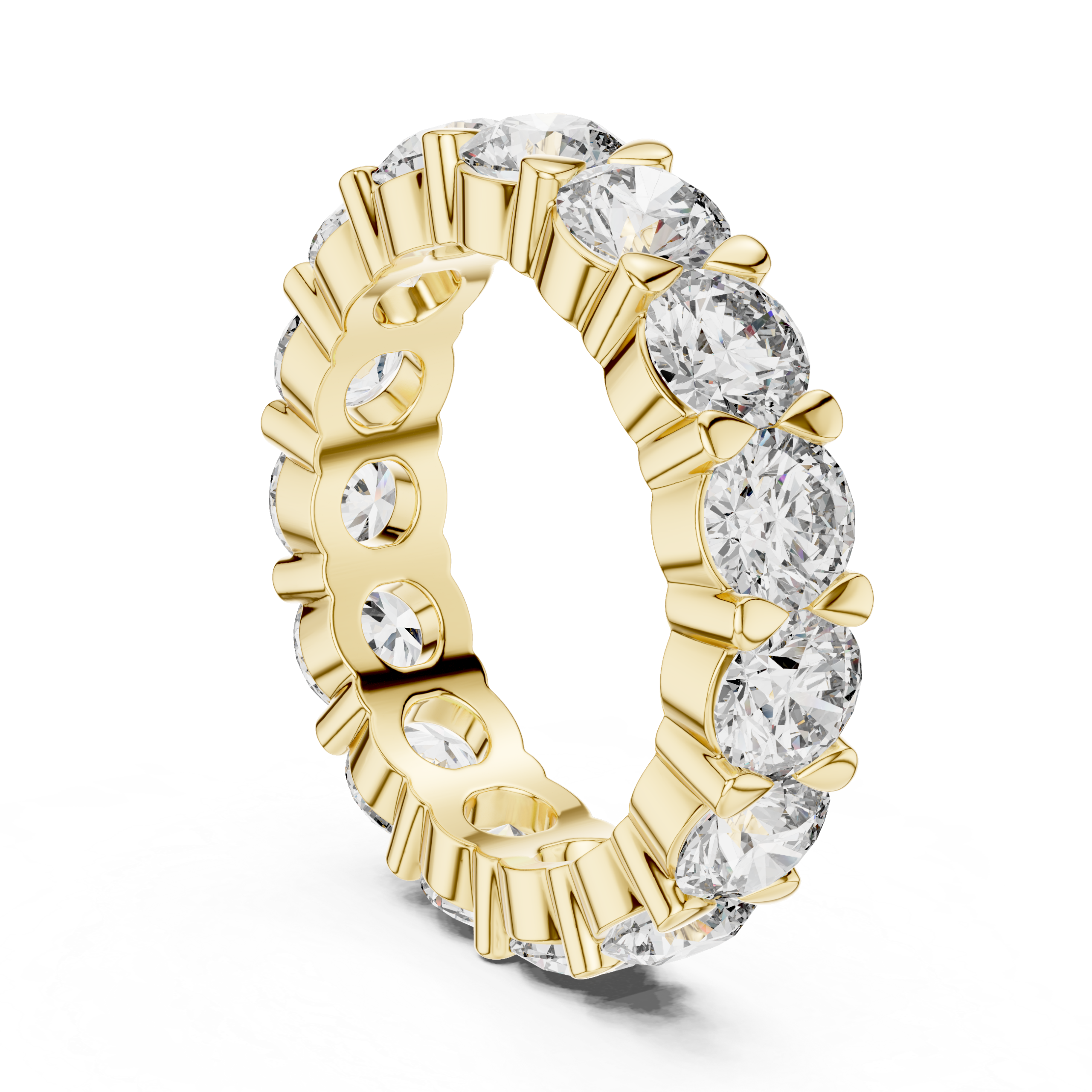 Classic Oval Eternity Ring Design - Image 9