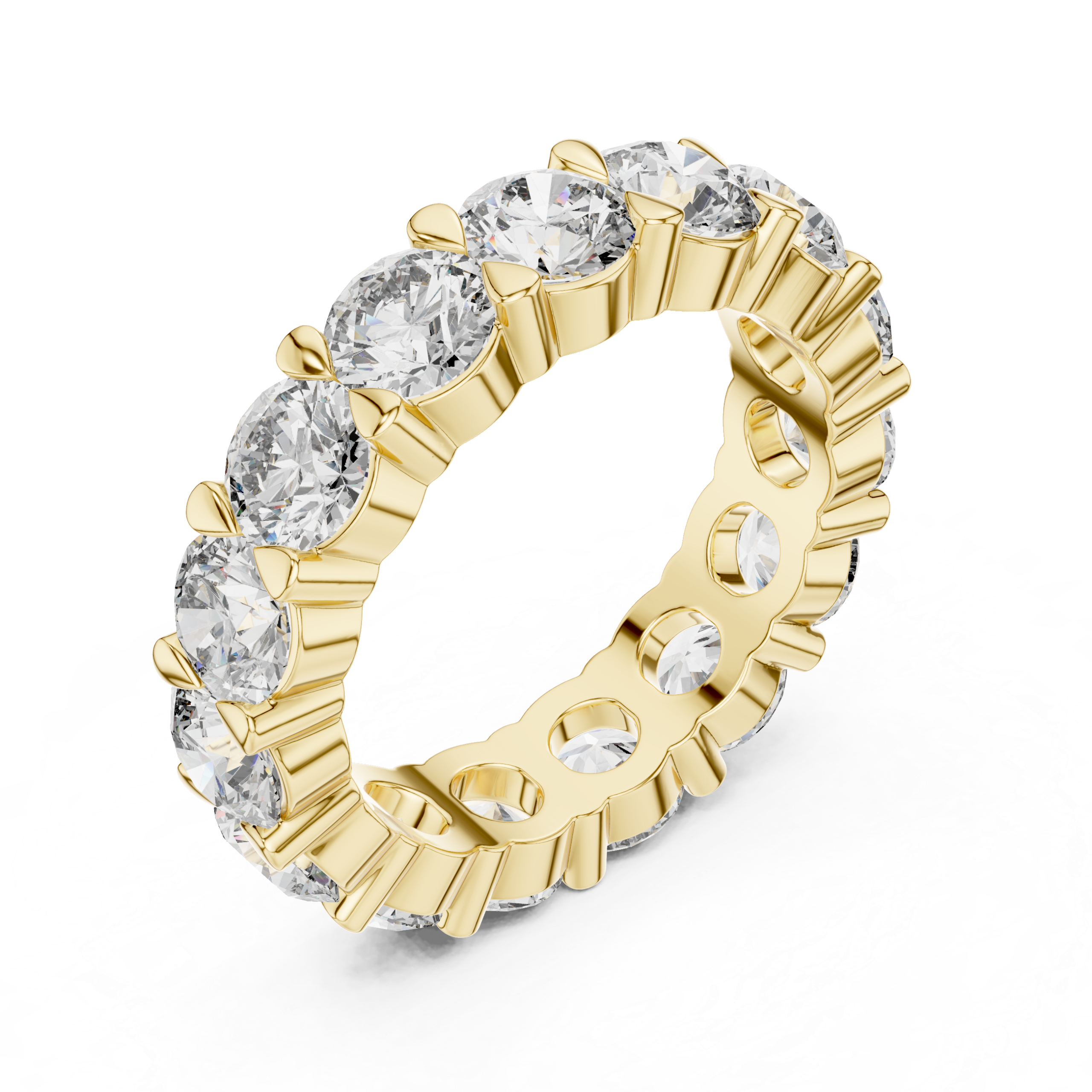 Classic Oval Eternity Ring Design - Image 10