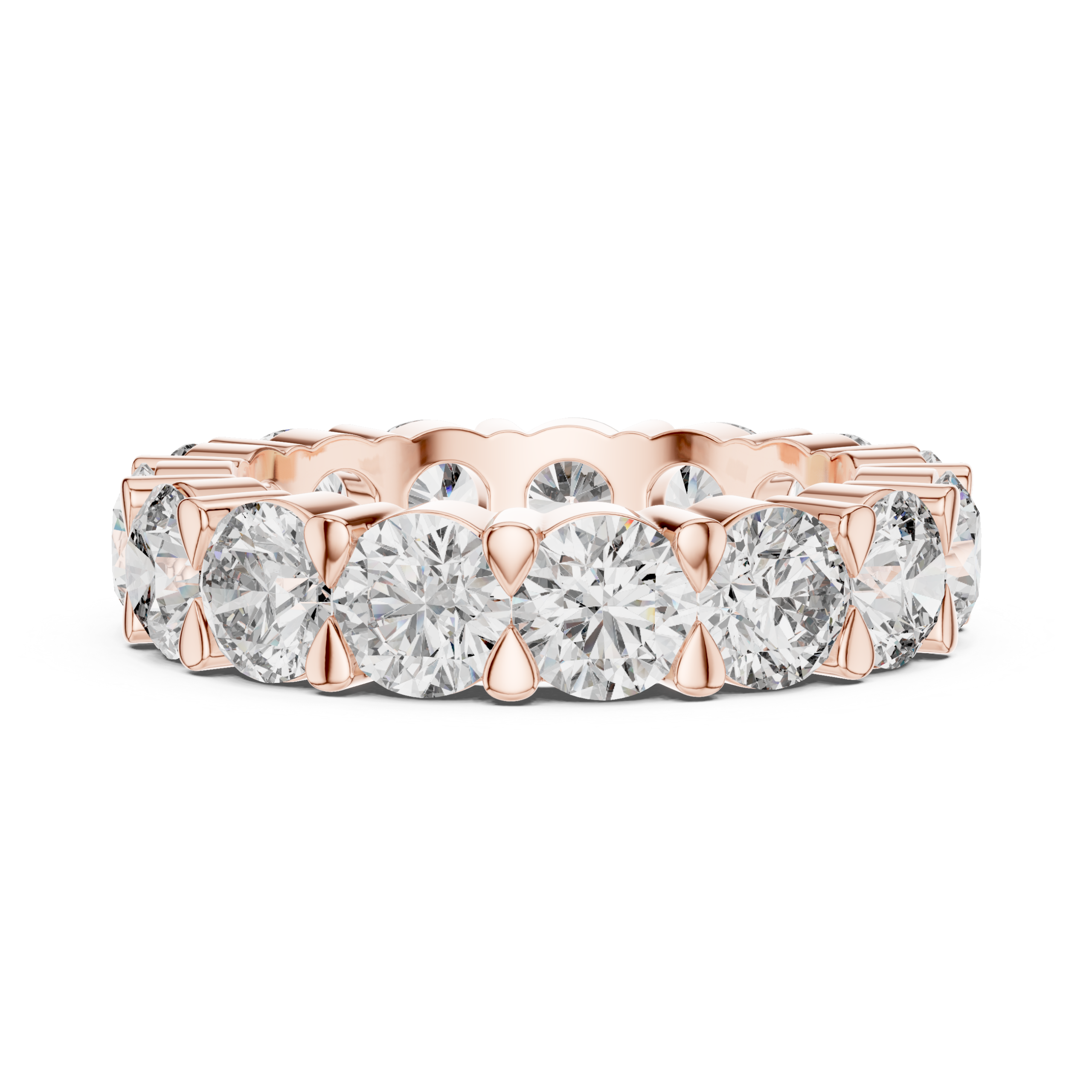 Classic Oval Eternity Ring Design - Image 3